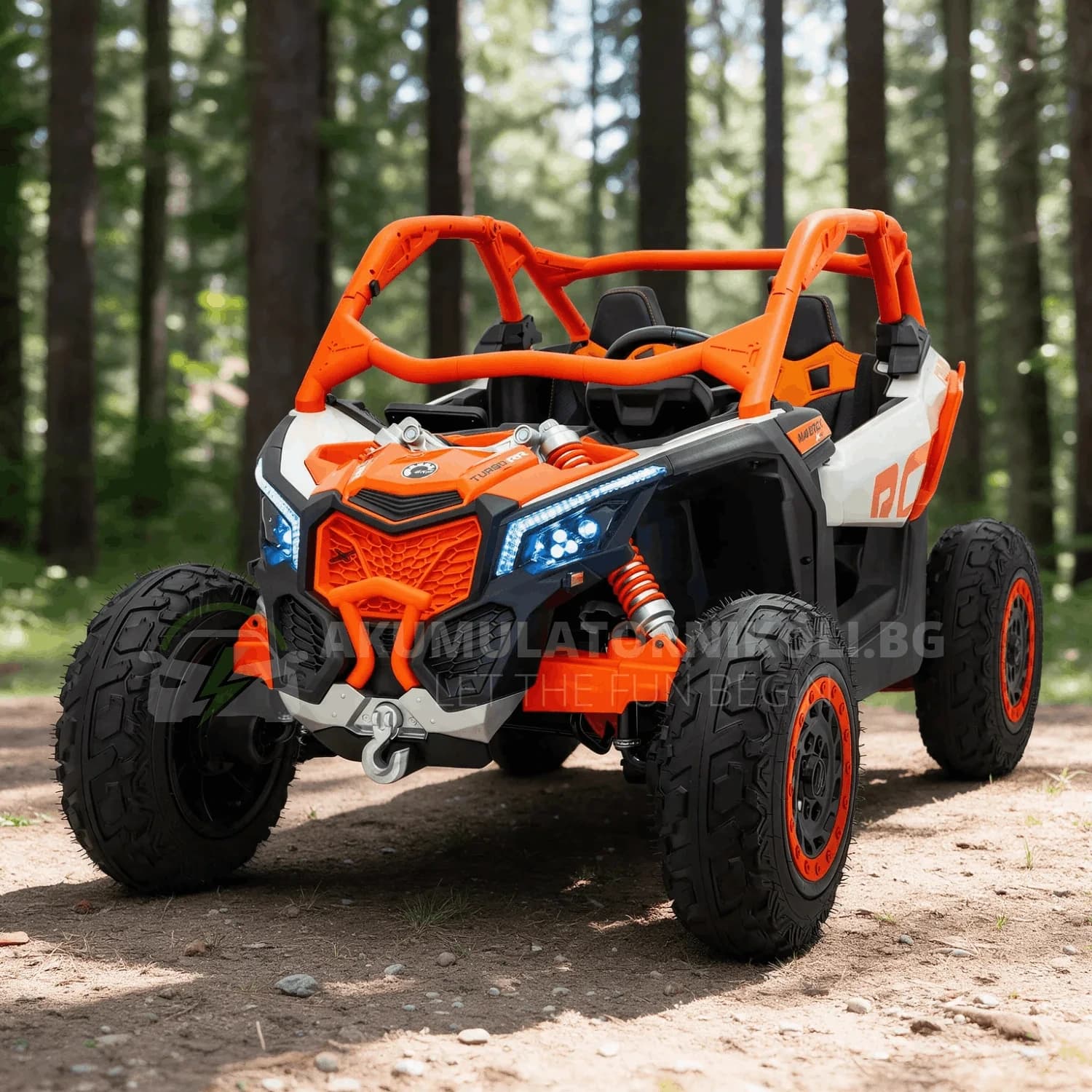Αδειοδοτημένο ηλεκτροκίνητο UTV Can-Am MAVERICK 24V/14Ah, 640W, φουσκωτά ελαστικά, μοτέρ brushless