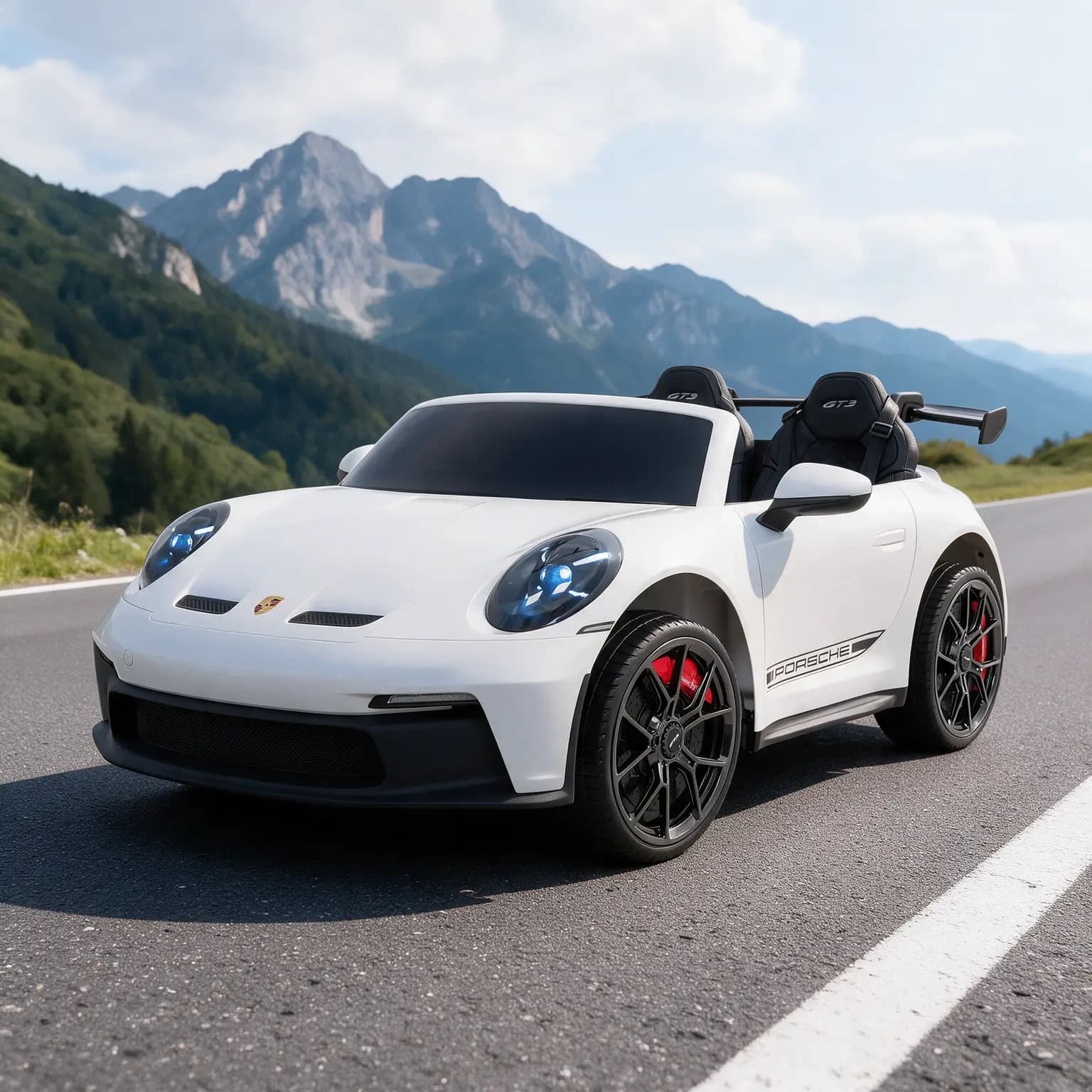 Αδειοδοτημένο ηλεκτροκίνητο αυτοκίνητο PORSCHE 911 2026, GT3, 24V10Ah, 600W, ελαστικά EVA, MP4 player
