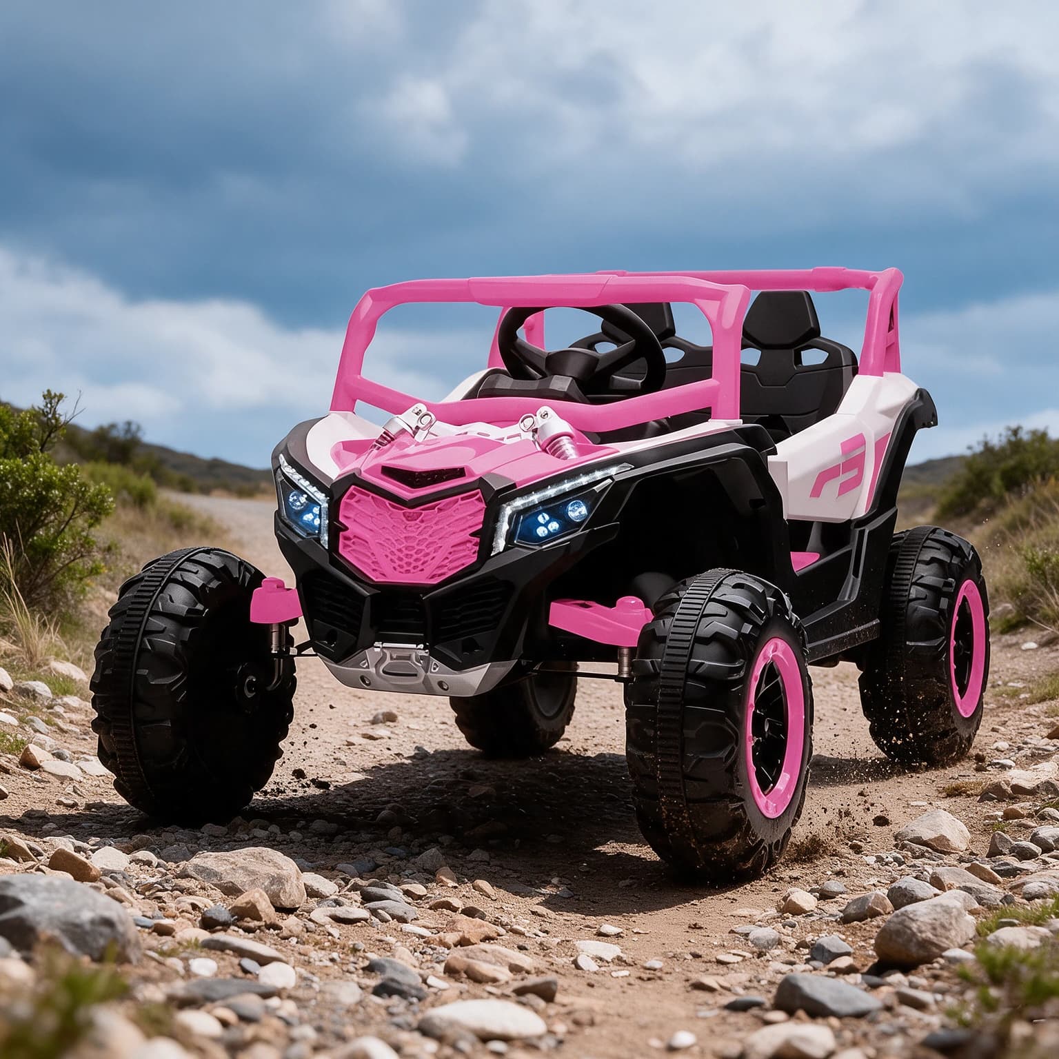 Παιδικό ηλεκτροκίνητο UTV Warrior 12V/7Ah, 4x4, ελαστικά EVA, 120W, R/C