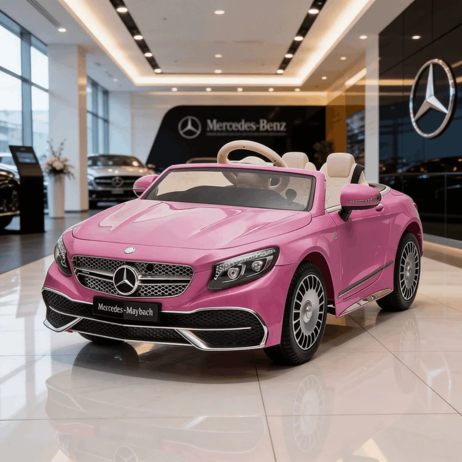 Αδειοδοτημένο ηλεκτροκίνητο αυτοκίνητο Mercedes S650 MAYBACH, 12V/7Ah, 90W, R/C 2.4G, ελαστικά EVA