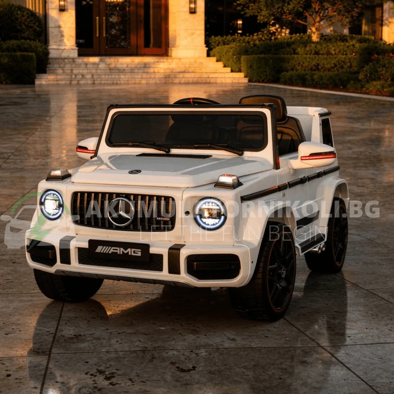 Αδειοδοτημένο ηλεκτροκίνητο τζιπ Mercedes G63 AMG, 120W, 12V/7Ah, ελαστικά EVA, R/C