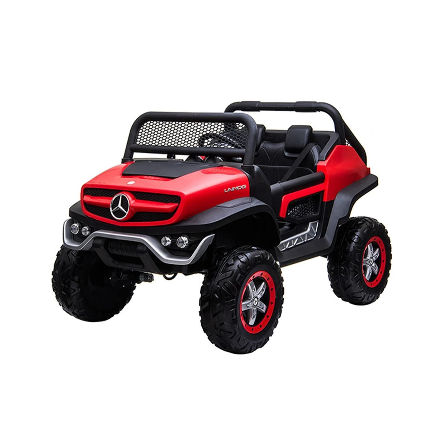 Αδειοδοτημένο ηλεκτροκίνητο τζιπ Mercedes Benz Unimod, 70W, 12V7Ah, R/C 2.4 G, ελαστικά EVA