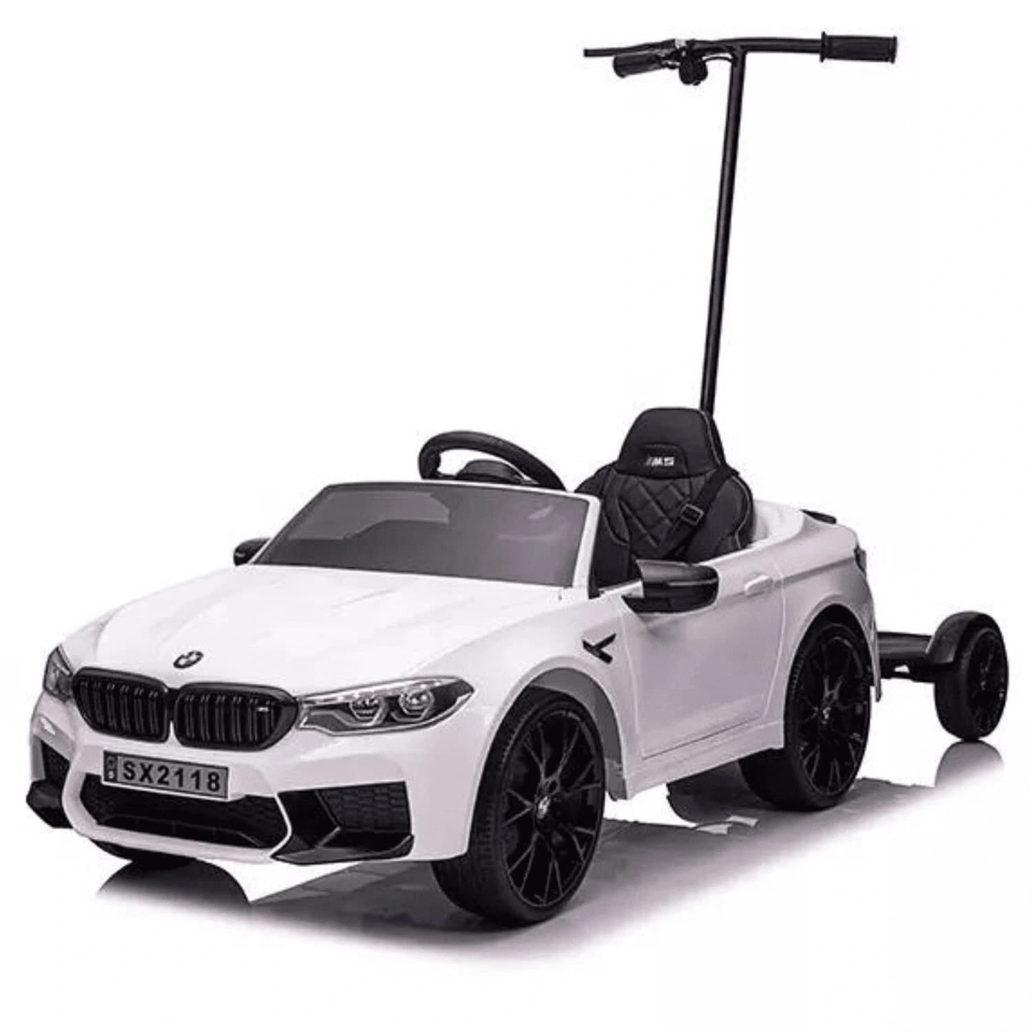 Αδειοδοτημένο ηλεκτροκίνητο αυτοκίνητο BMW M5 Competition με Hoverboard για γονείς, 500W, 24V/14Ah, R/C 2.4G, ελαστικά EVA