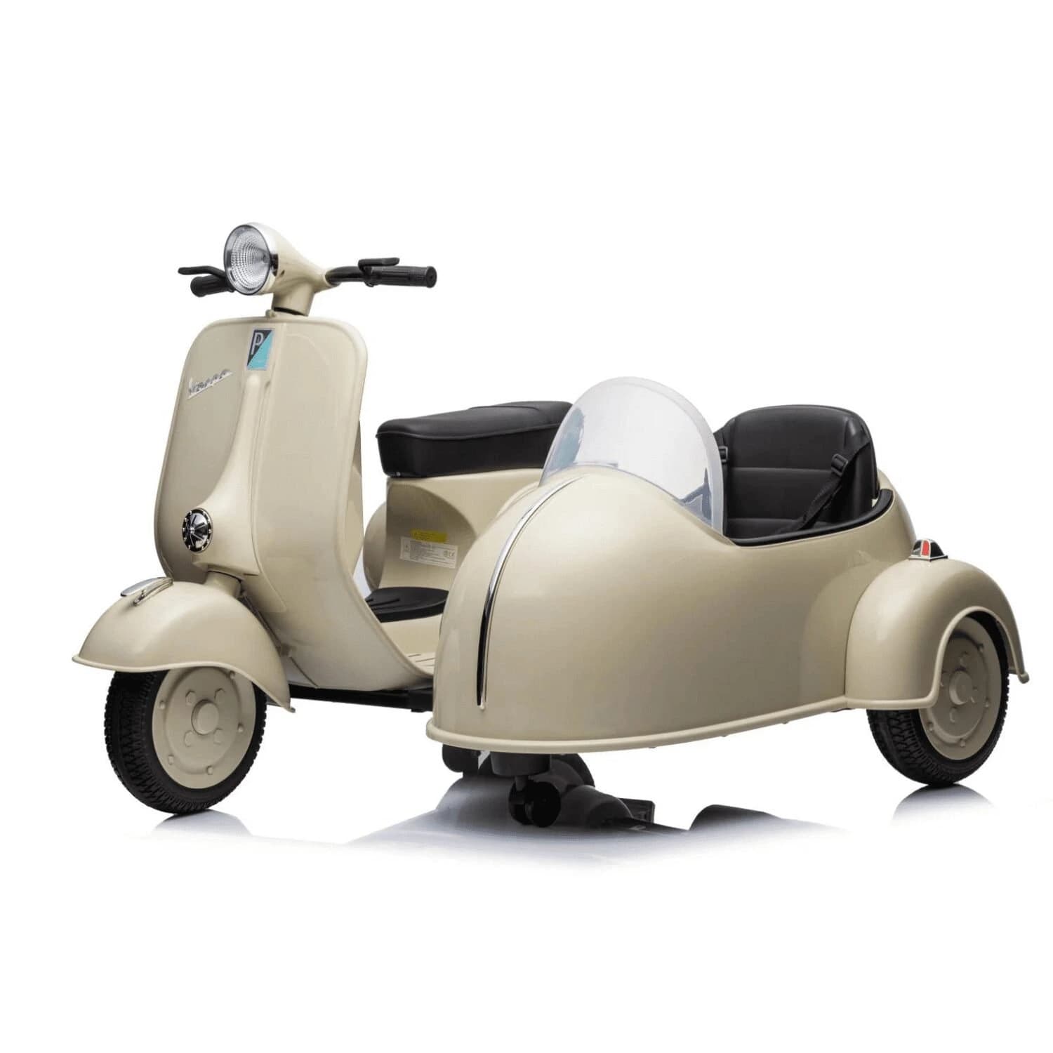 Αδειοδοτημένη ηλεκτροκίνητη μηχανή Piaggio VESPA 150 VL1T, 110W, 12V/10Ah, ελαστικά EVA