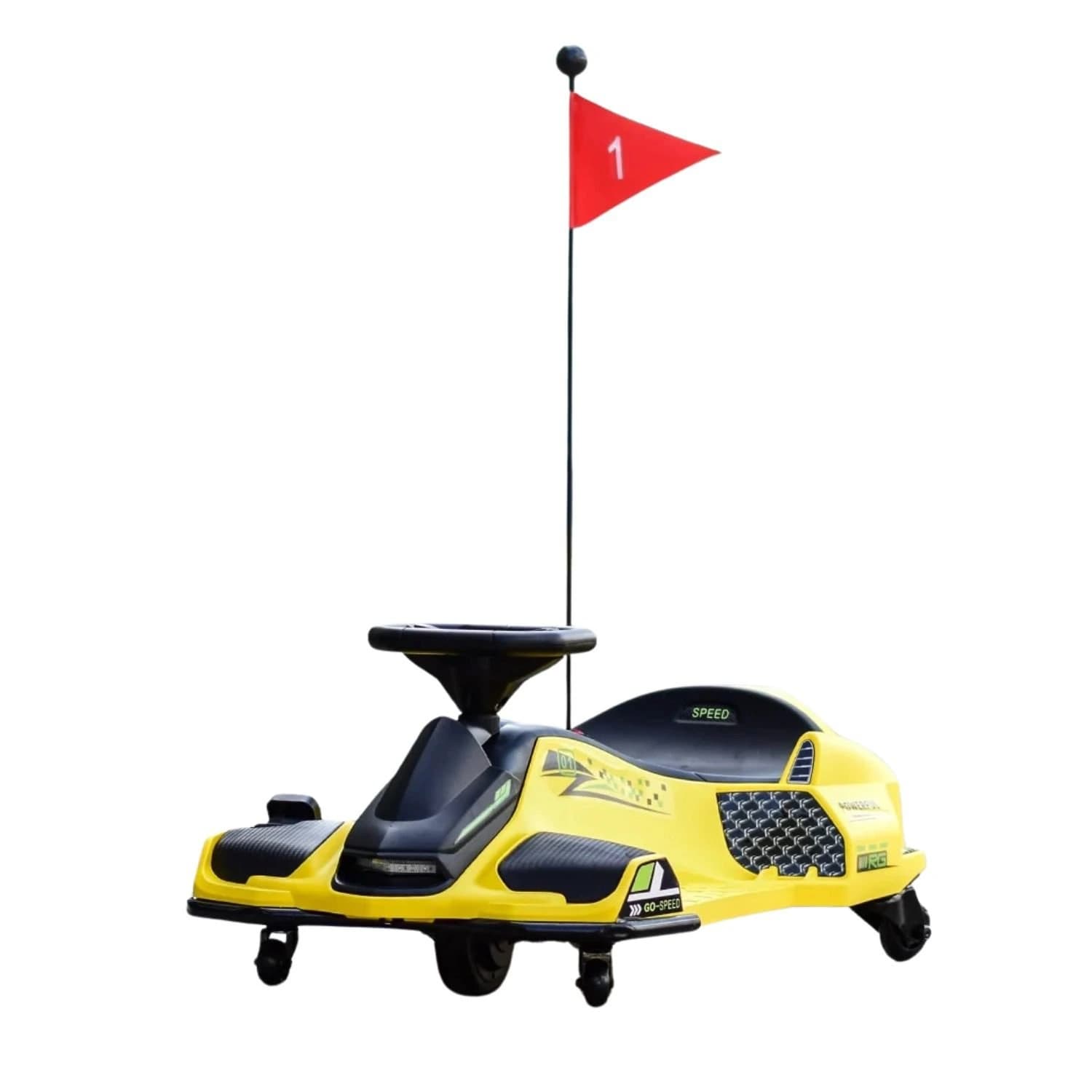 Παιδικό ηλεκτροκίνητο καρτ Rider Drift 360, 80W, 24V/7Ah, ελαστικά EVA
