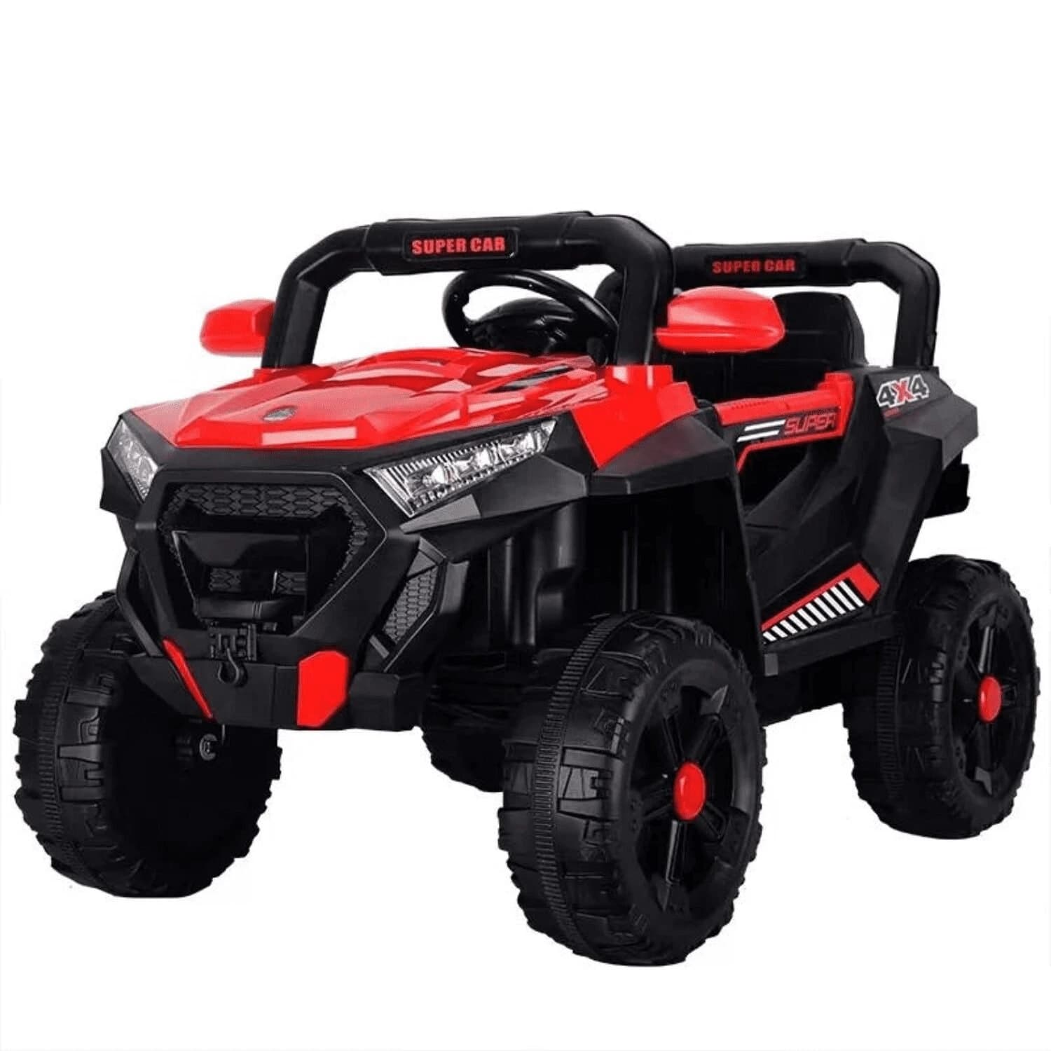 Ηλεκτροκίνητο τζιπ SuperCar, 100W, 12V/7Ah, R/C 2.4, 4x4