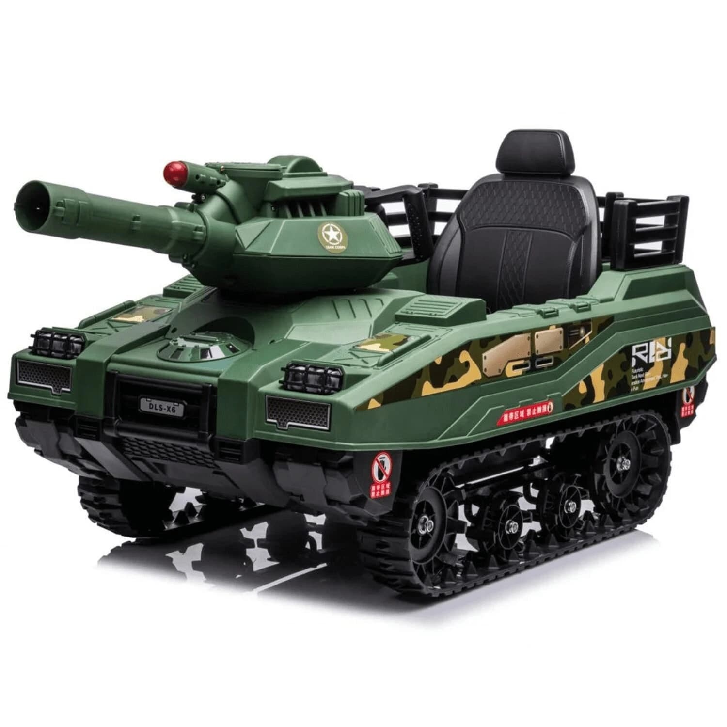Παιδικό ηλεκτροκίνητο τανκ Commander, 240W, 24V/12Ah, R/C 2.4