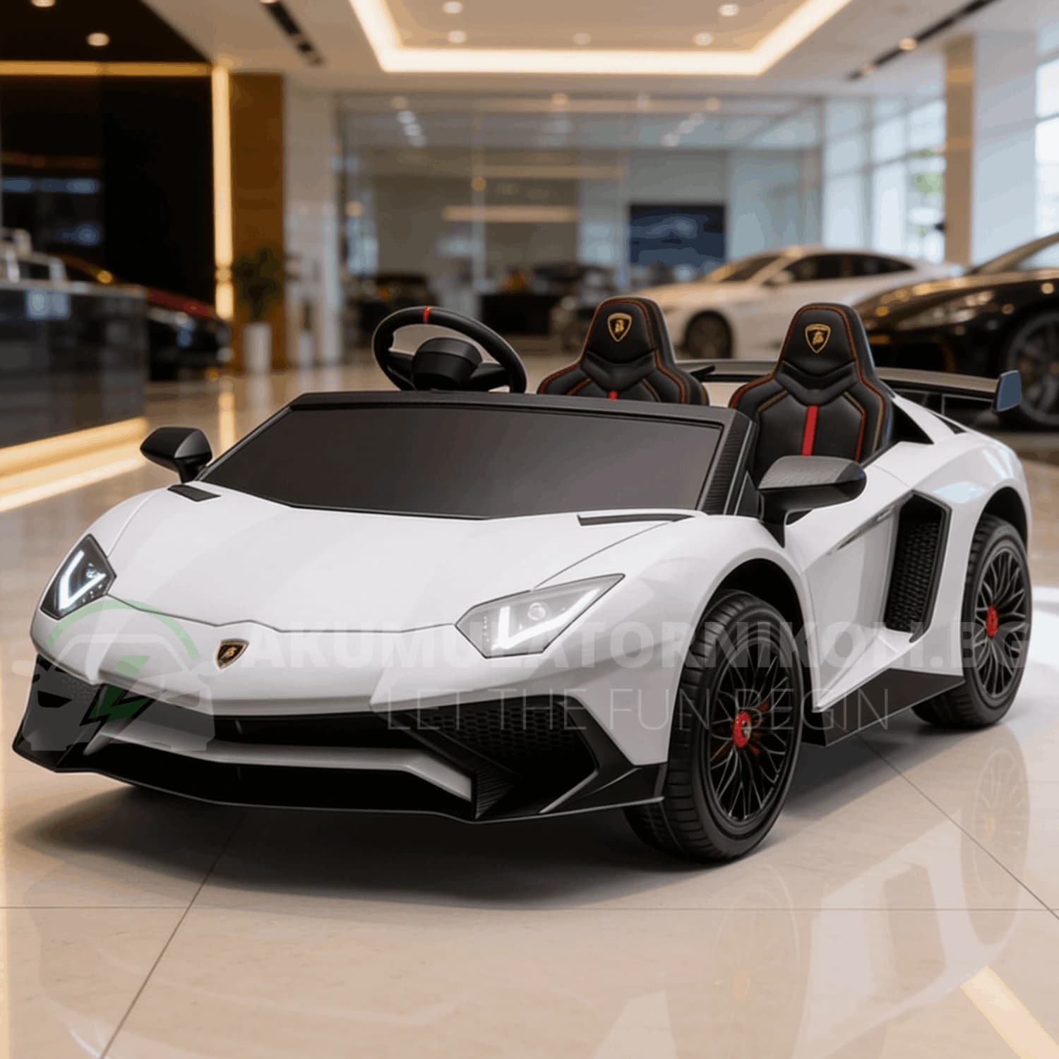 Αδειοδοτημένο ηλεκτροκίνητο αυτοκίνητο Lamborghini Aventador SVJ, 110W, 24V10Ah, ελαστικά EVA