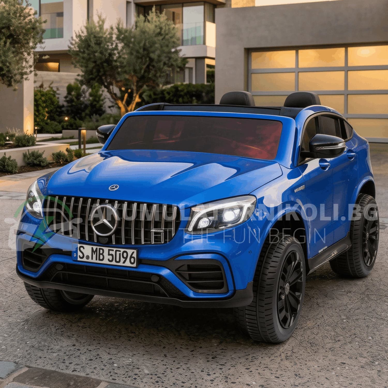 Αδειοδοτημένο ηλεκτροκίνητο τζιπ Mercedes GLC63S AMG, 4x4, 180W, 12V-14Ah