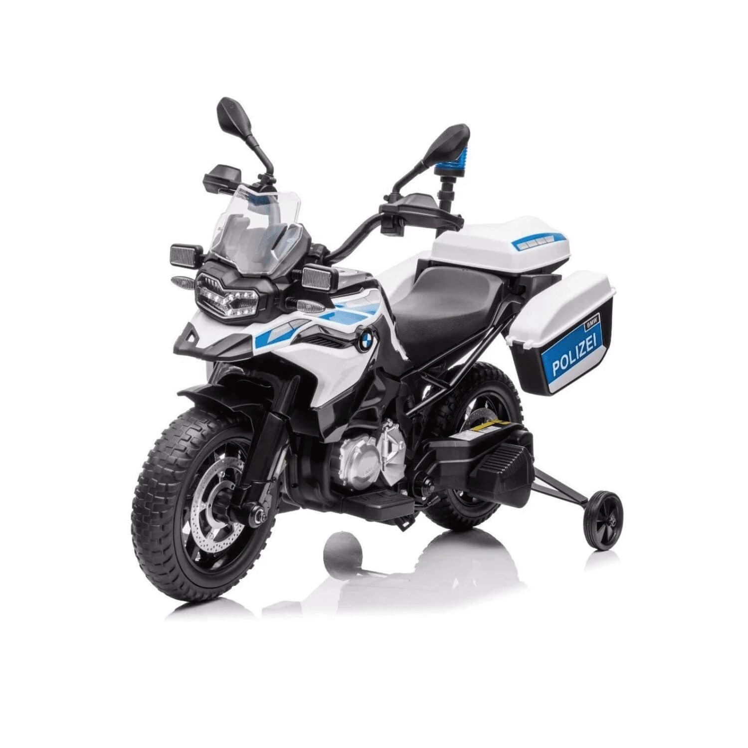 Αδειοδοτημένη ηλεκτροκίνητη μηχανή BMW F850 GS POLICE, 90W,12V 7Ah, EVA