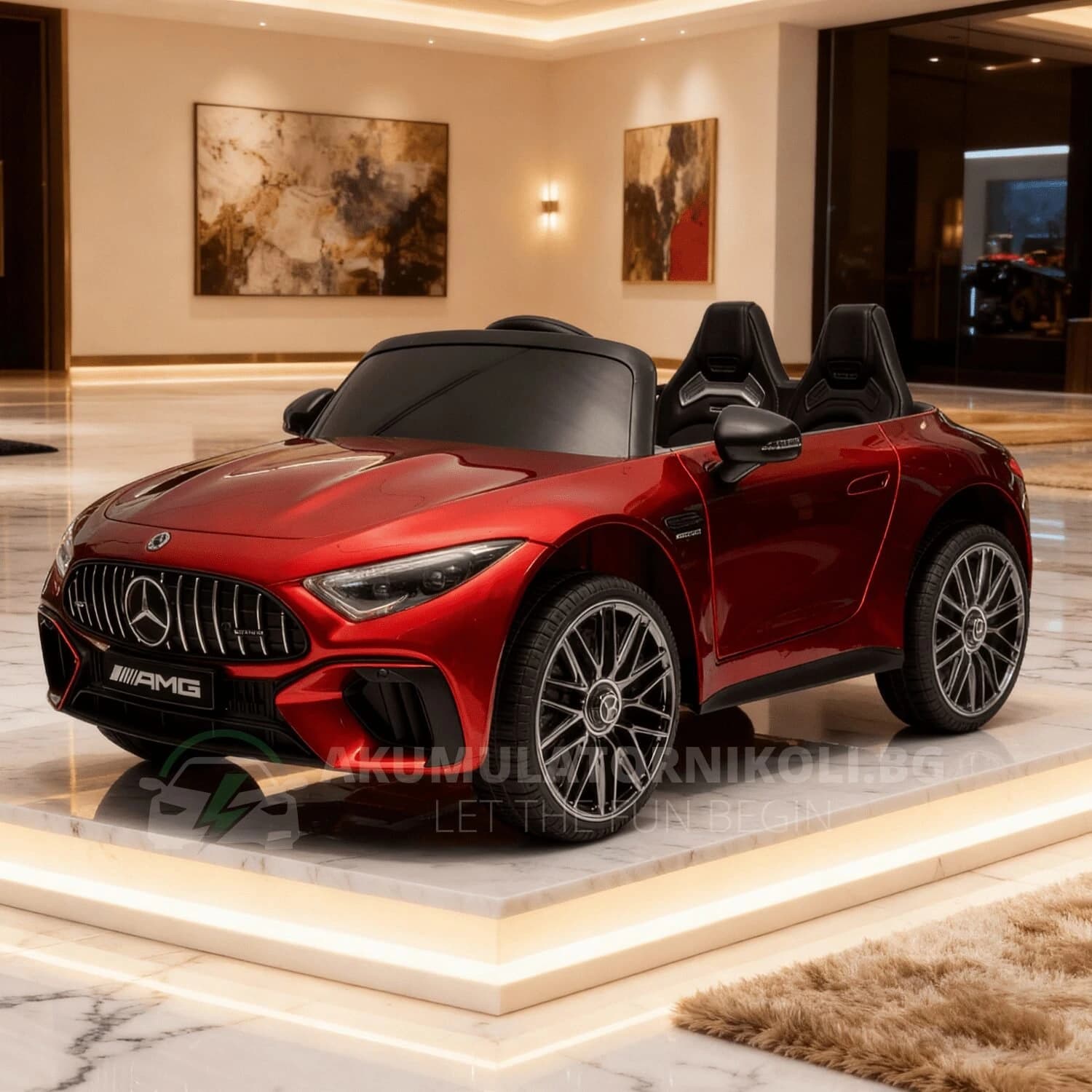 Αδειοδοτημένο ηλεκτροκίνητο αυτοκίνητο Mercedes-Benz SL63 2026, 800W, 24V7AH, ελαστικά EVA, MP4 Player