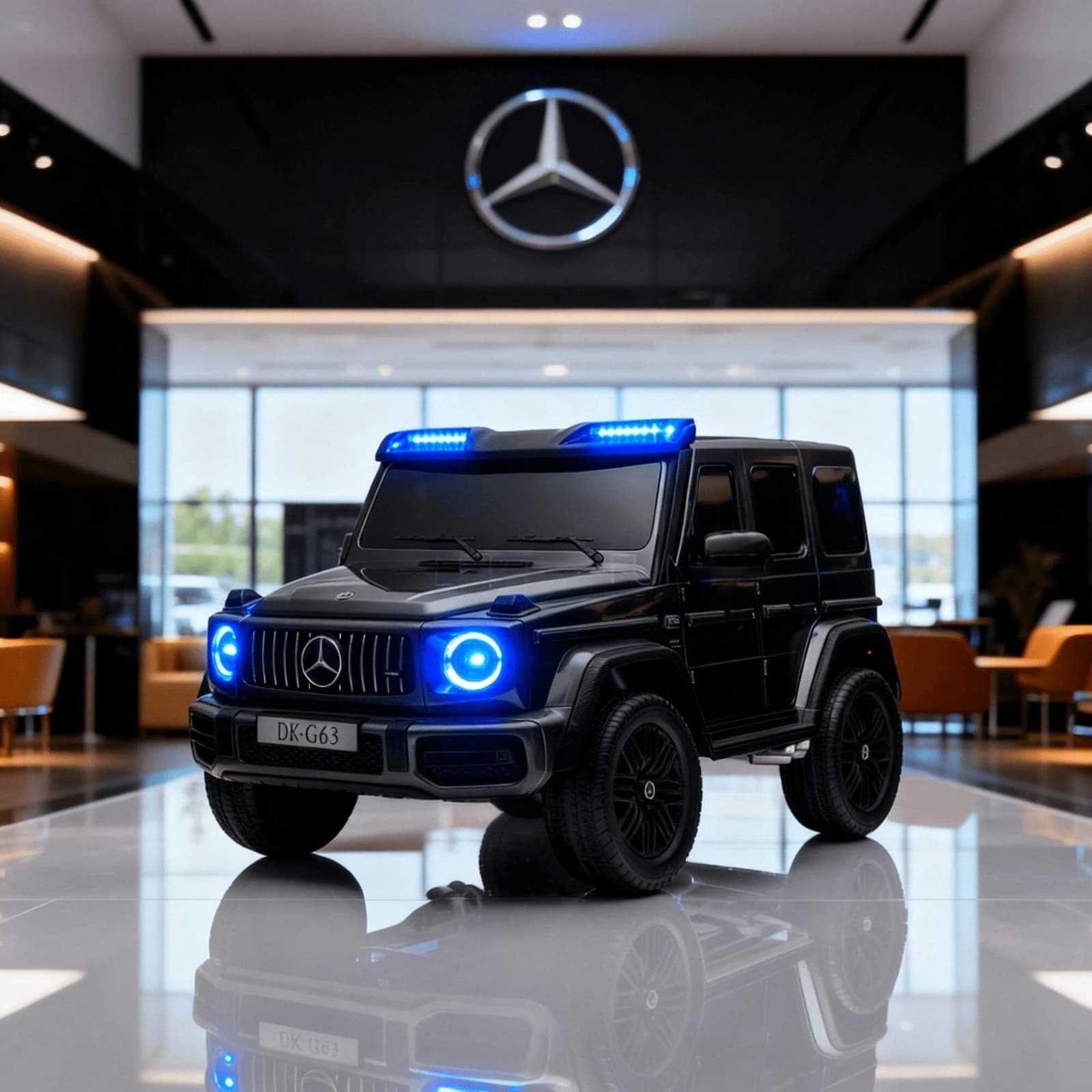 Αδειοδοτημένο ηλεκτροκίνητο τζιπ Mercedes Benz G63 AMG 2026, 4x4, 800W, 24V
