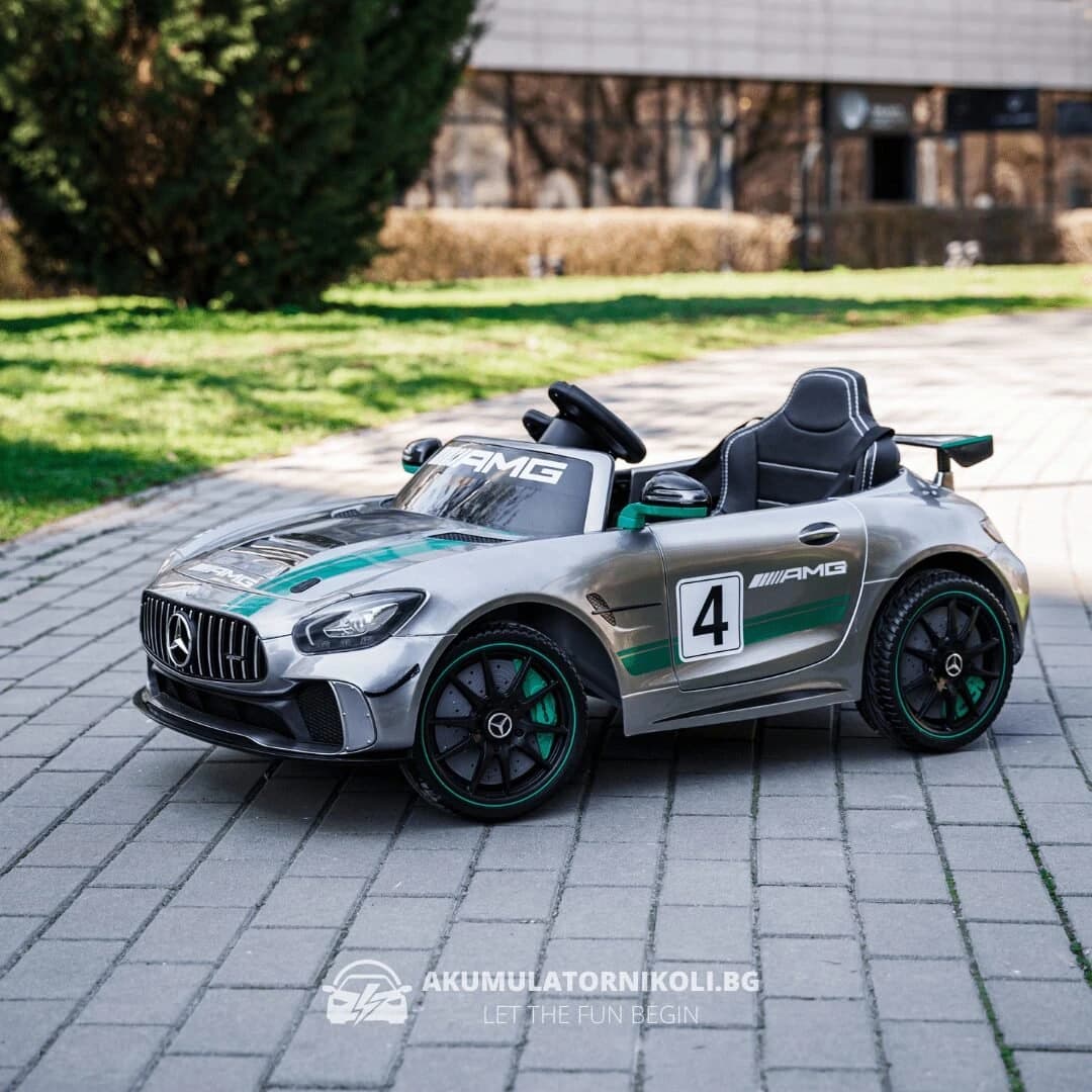 Αδειοδοτημένο ηλεκτροκίνητο αυτοκίνητο Mercedes GT4 EVO, 100W, 12V/7Ah, ελαστικά EVA, R/C 2.4