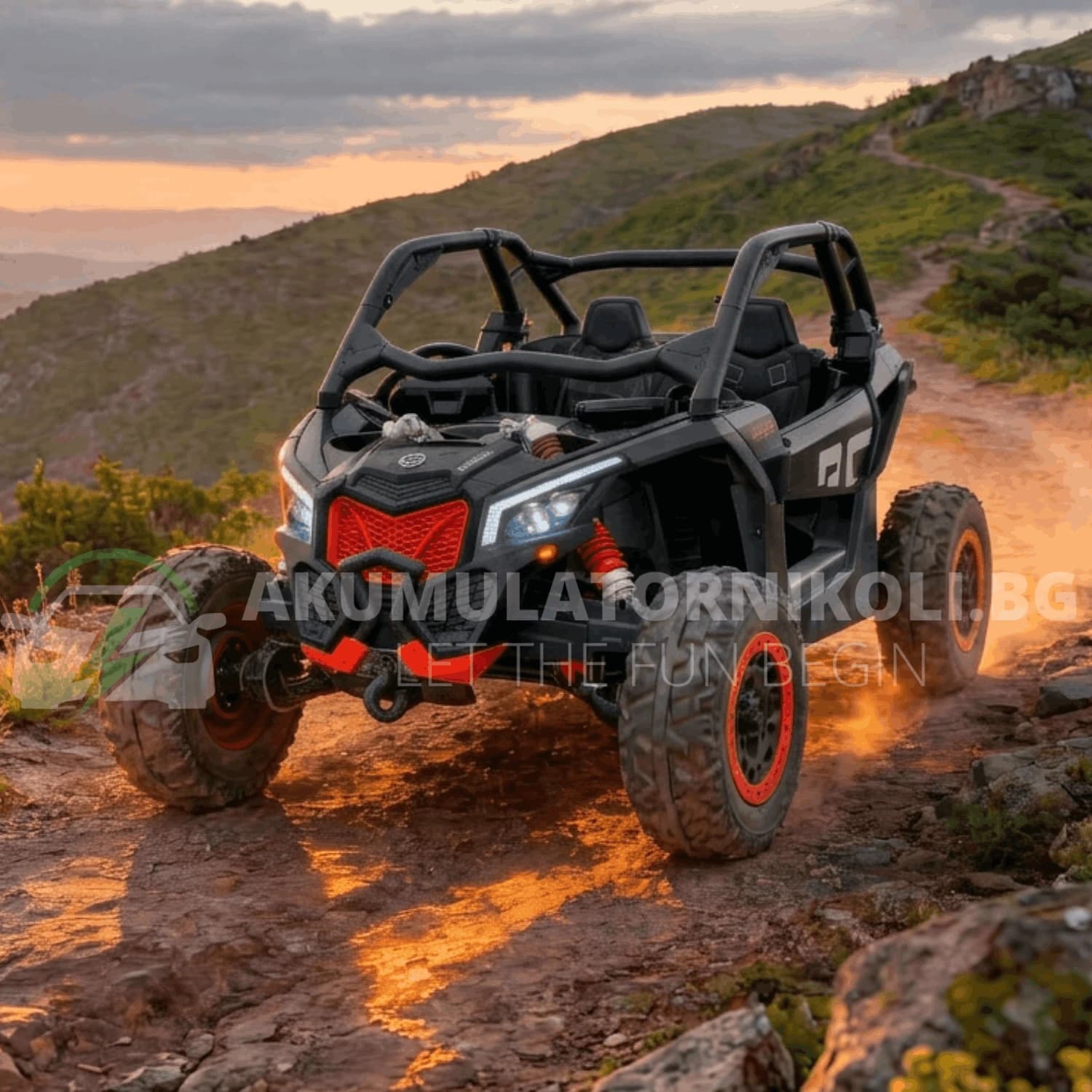 Αδειοδοτημένο ηλεκτροκίνητο UTV Can-Am Maverick Turbo RR, 4x4, 800W, 24V/7Ah, ελαστικά EVA, R/C 2.4G