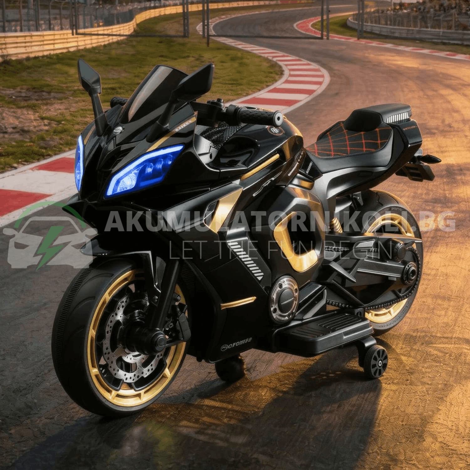 Παιδική ηλεκτροκίνητη μηχανή R9, 24V/7Ah, 150W, ελαστικά EVA, MP3