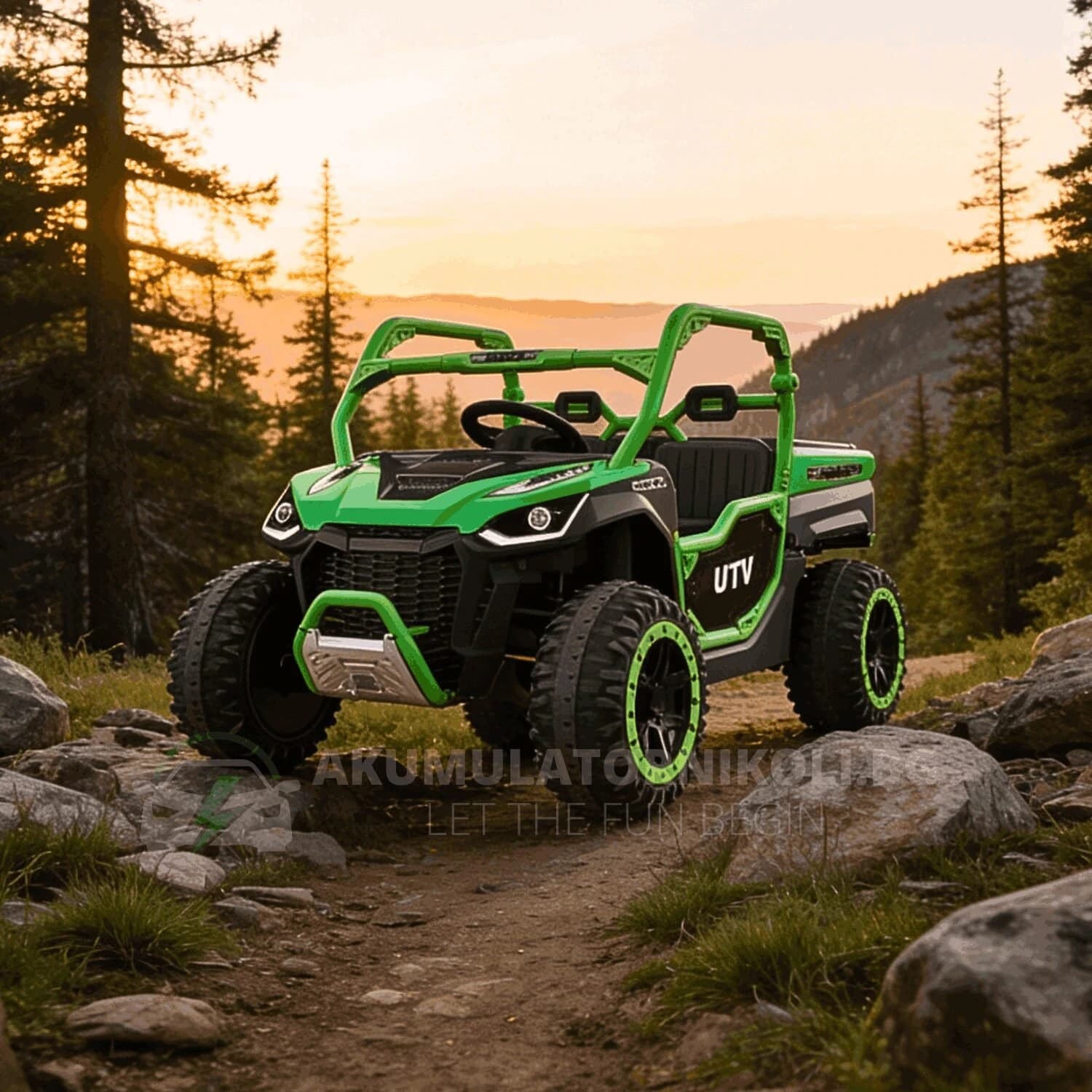 Αδειοδοτημένο ηλεκτροκίνητο UTV Ranger, 24V10Ah, 300W, 4x4, ελαστικά EVA, MP3 player