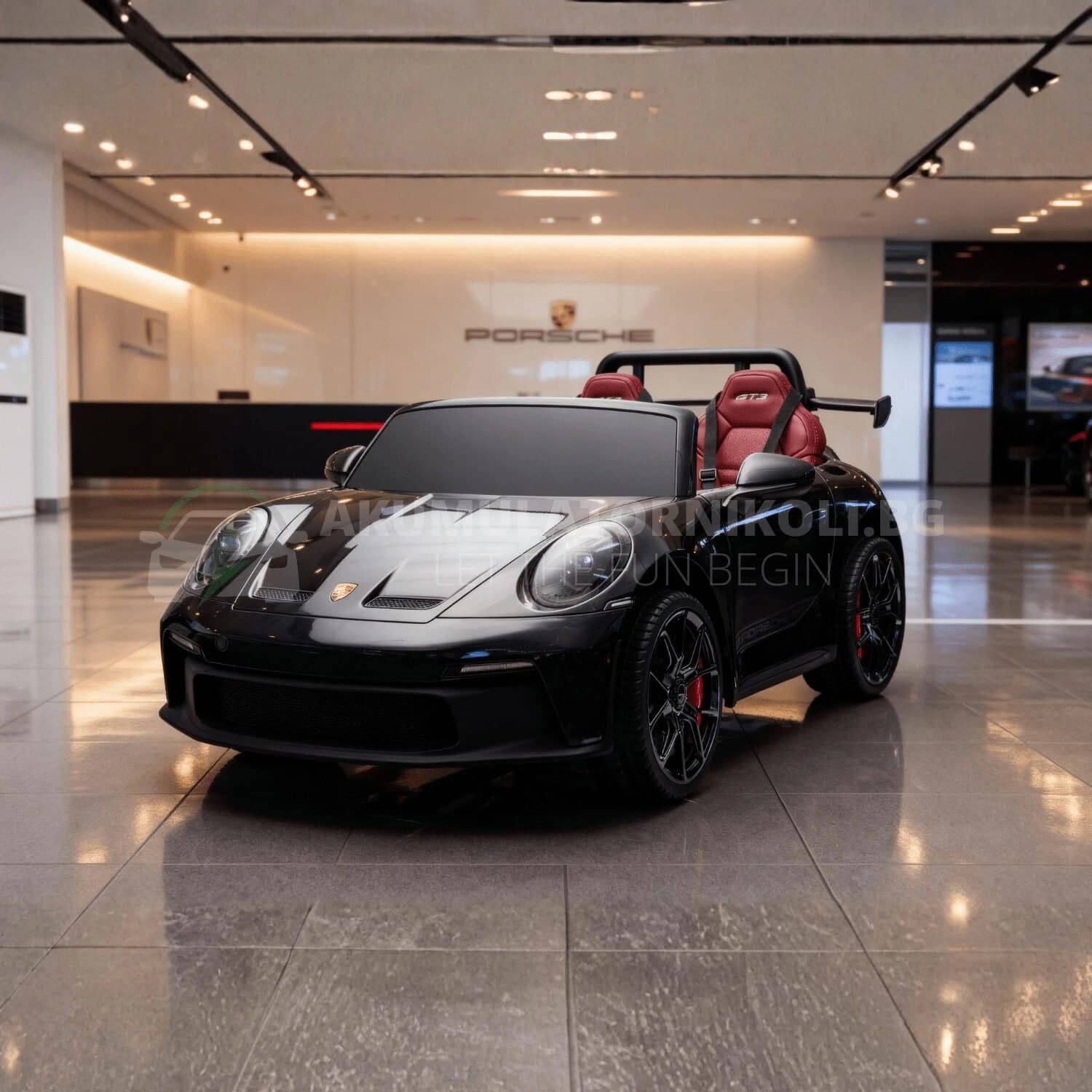 Αδειοδοτημένο ηλεκτροκίνητο αυτοκίνητο Porsche 911 2026, GT3, 24V7Ah, 800W, 4x4, μεταλλική βαφή, MP4