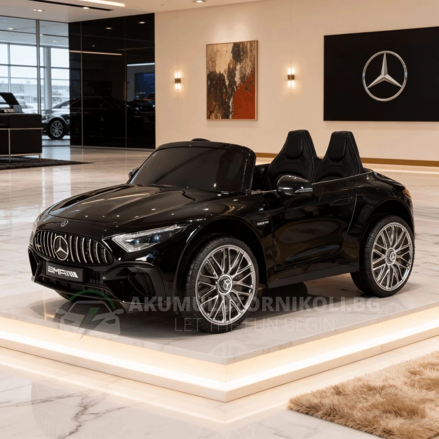 Αδειοδοτημένο ηλεκτροκίνητο αυτοκίνητο Mercedes-Benz SL63 2026, 800W, 24V7AH, ελαστικά EVA, MP4 player