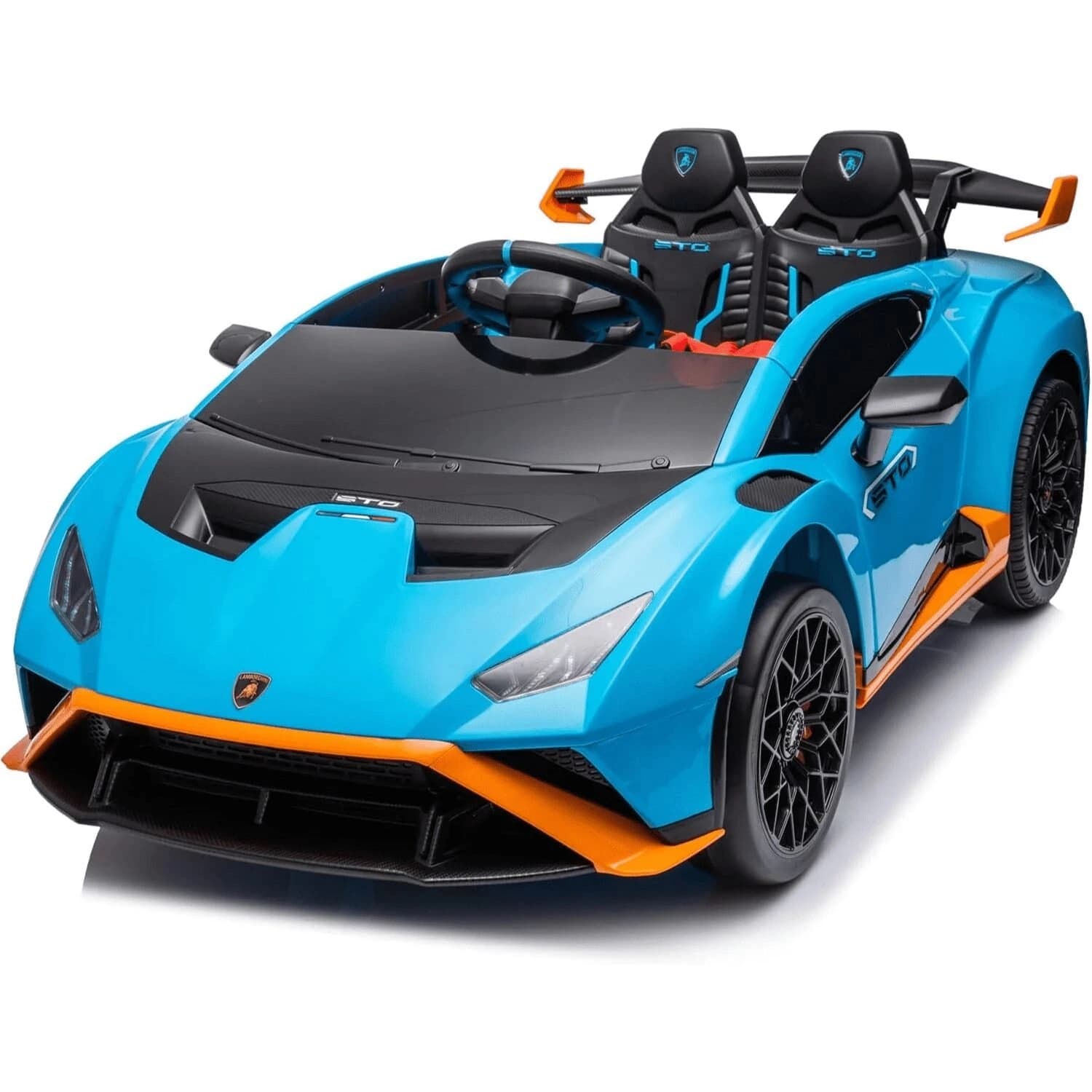 Αδειοδοτημένο ηλεκτροκίνητο αυτοκίνητο Lamborghini Huracán STO, 100W, 12V/7Ah, ελαστικά EVA, MP3