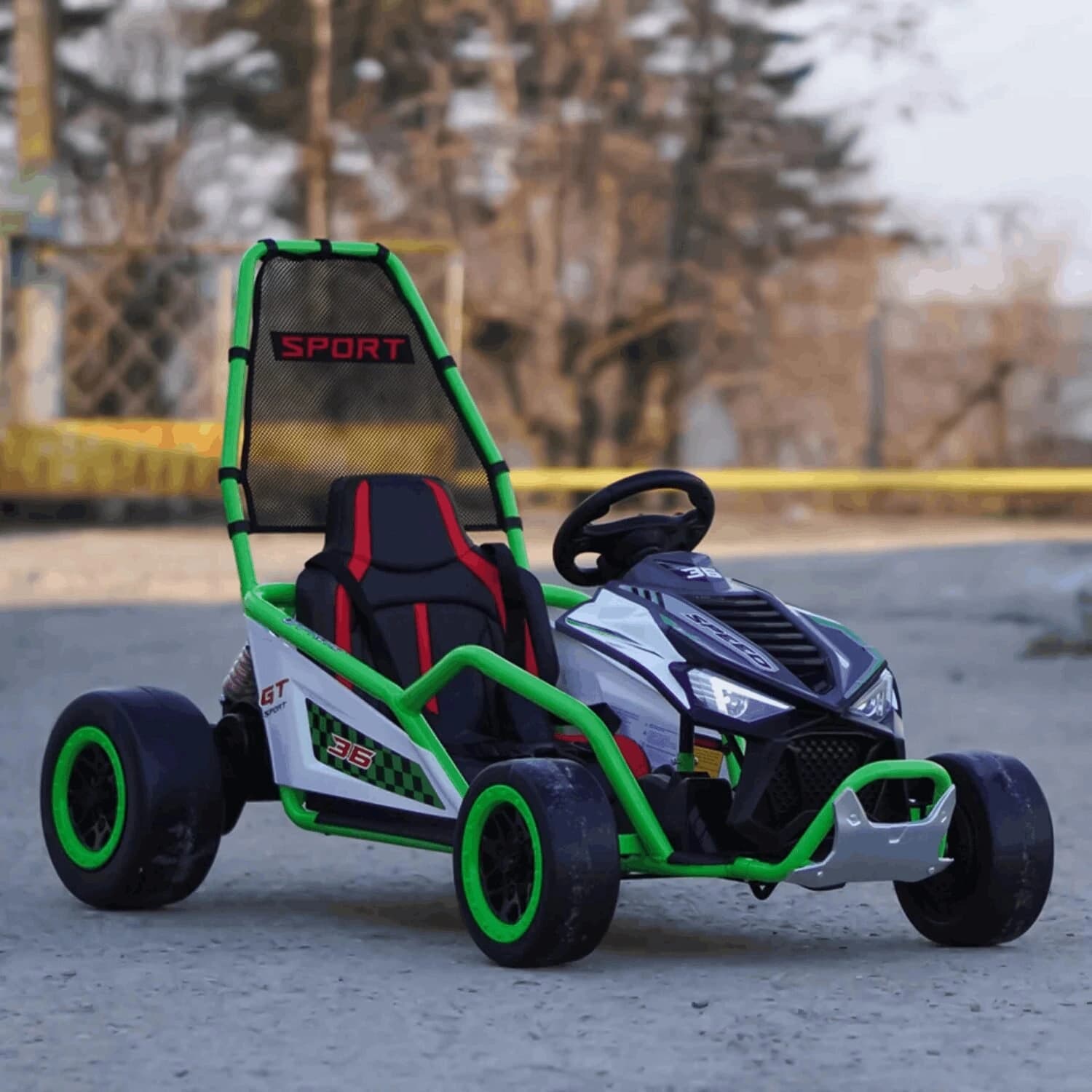 Παιδικό ηλεκτροκίνητο καρτ SPORT, 24V/10Ah, 300W, Drift