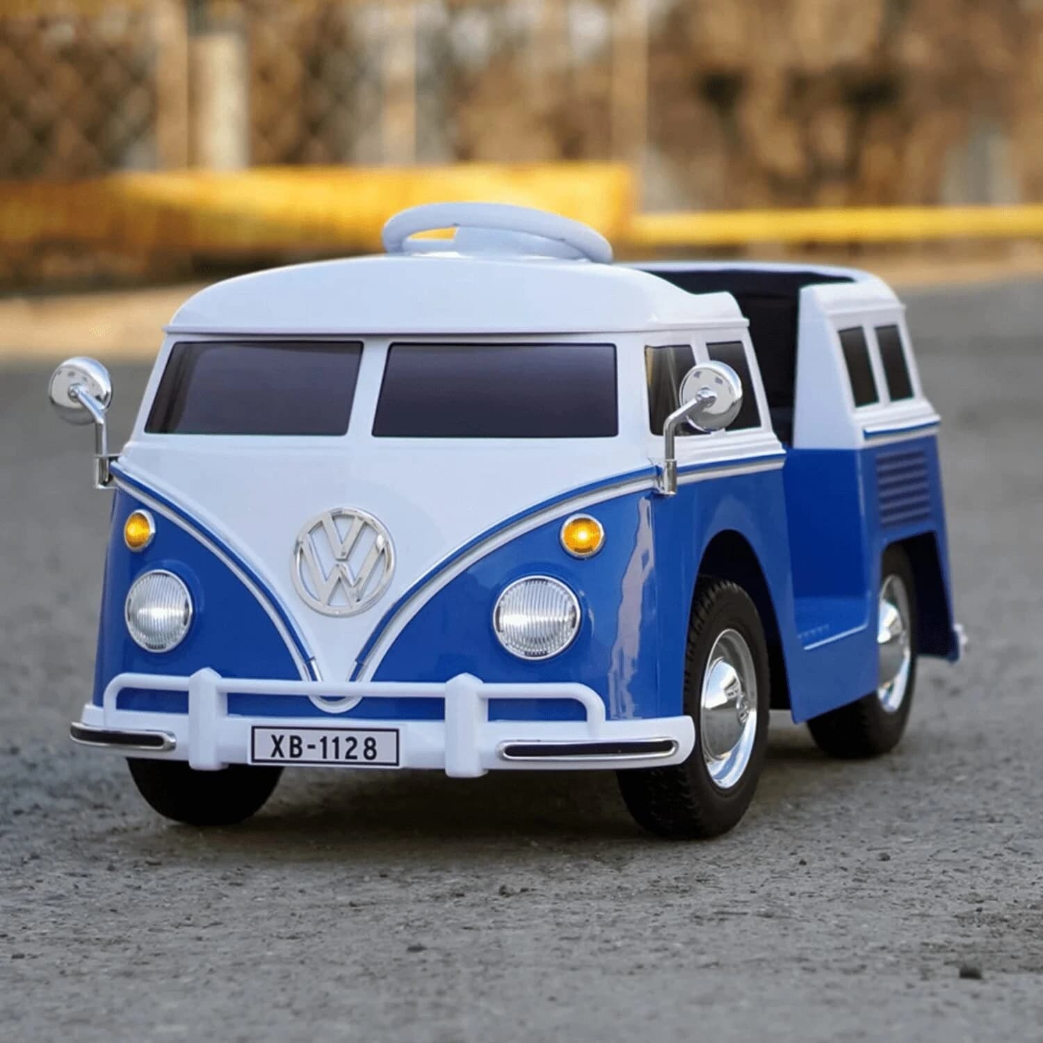 Αδειοδοτημένο ηλεκτροκίνητο αυτοκίνητο VW Samba 12V/7Ah, 100W, ελαστικά EVA, MP3