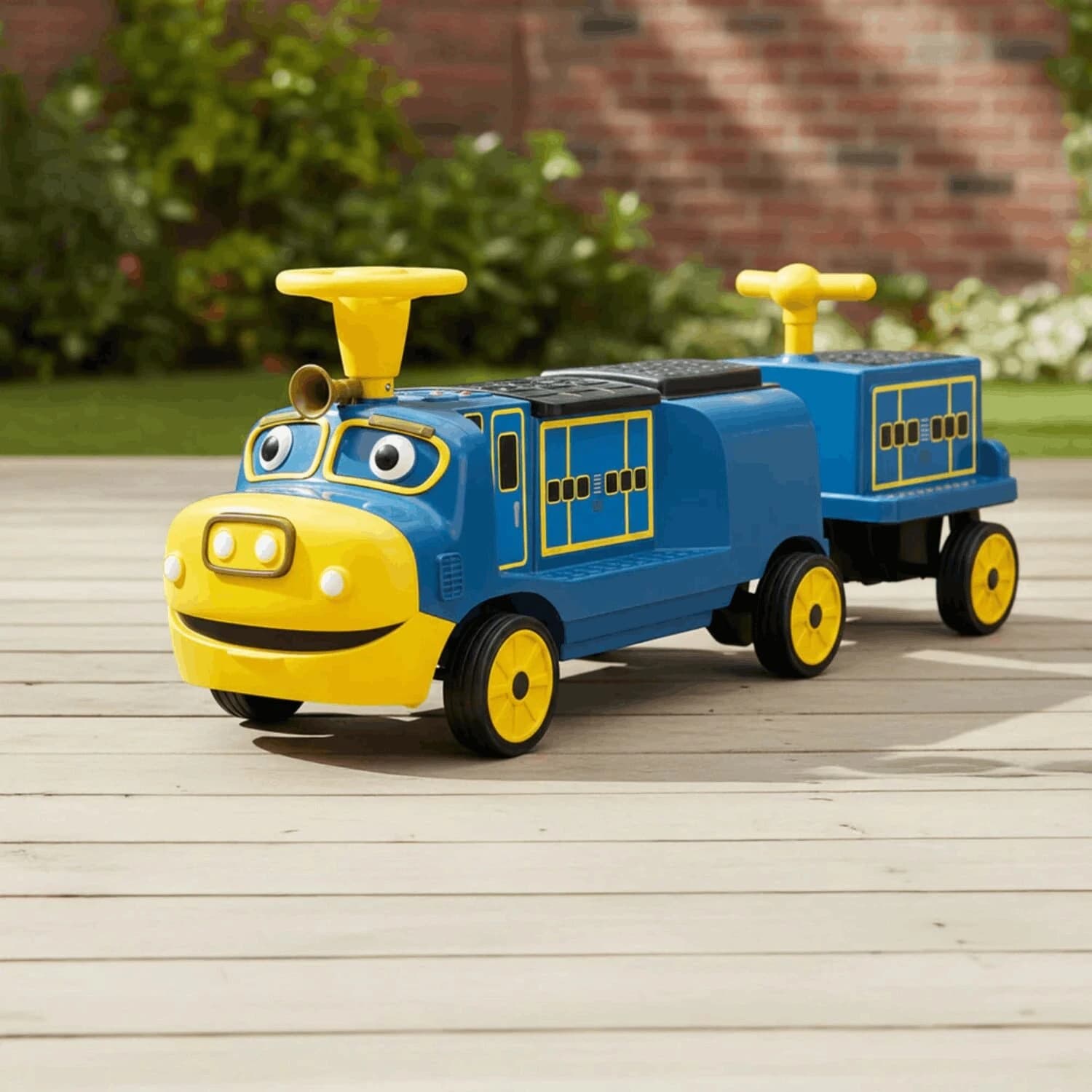 Παιδικό ηλεκτροκίνητο τρένο Chuggington,12V/7Ah, 200W, ελαστικά EVA, MP3