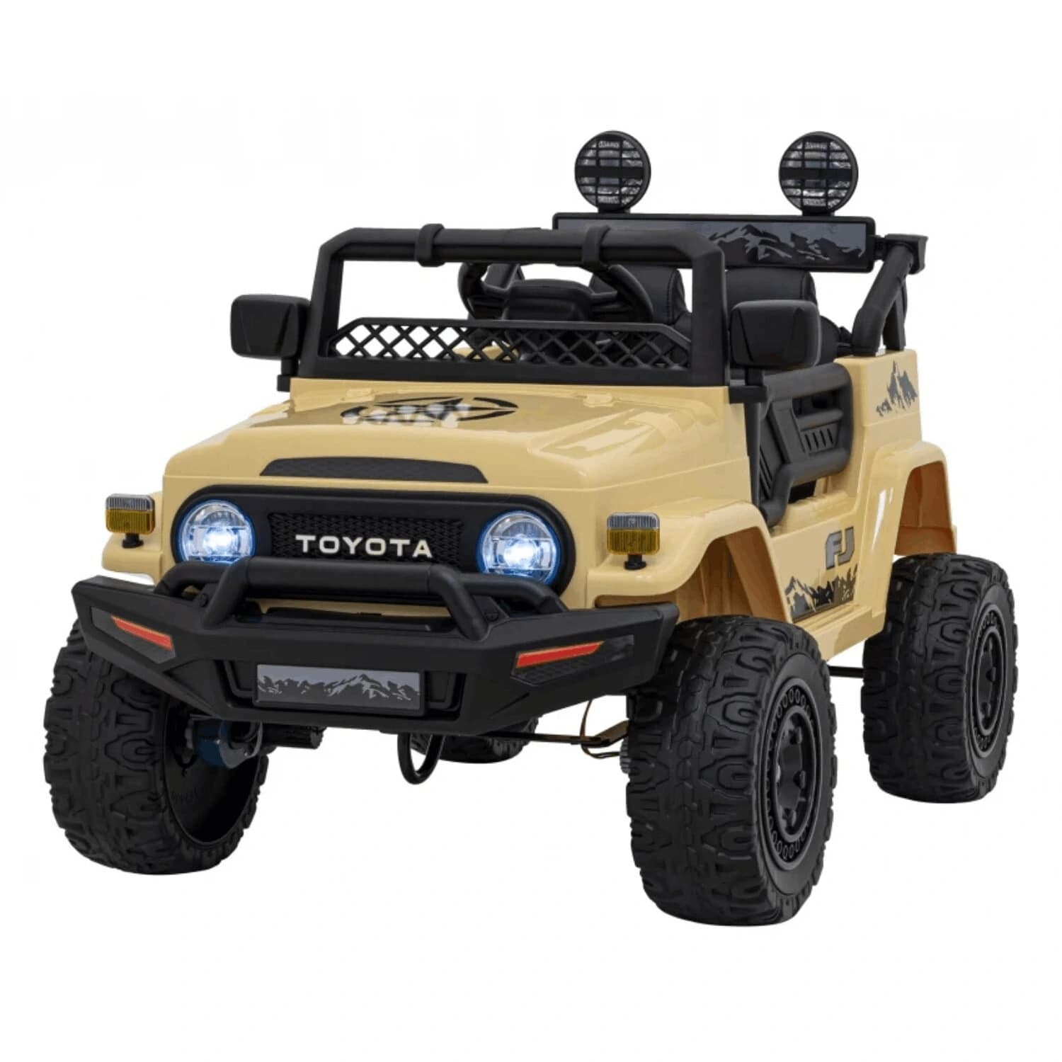 Αδειοδοτημένο ηλεκτροκίνητο τζιπ Toyota FJ Cruiser 12V/7Ah, 4x4, 90W, ελαστικά EVA, R/C