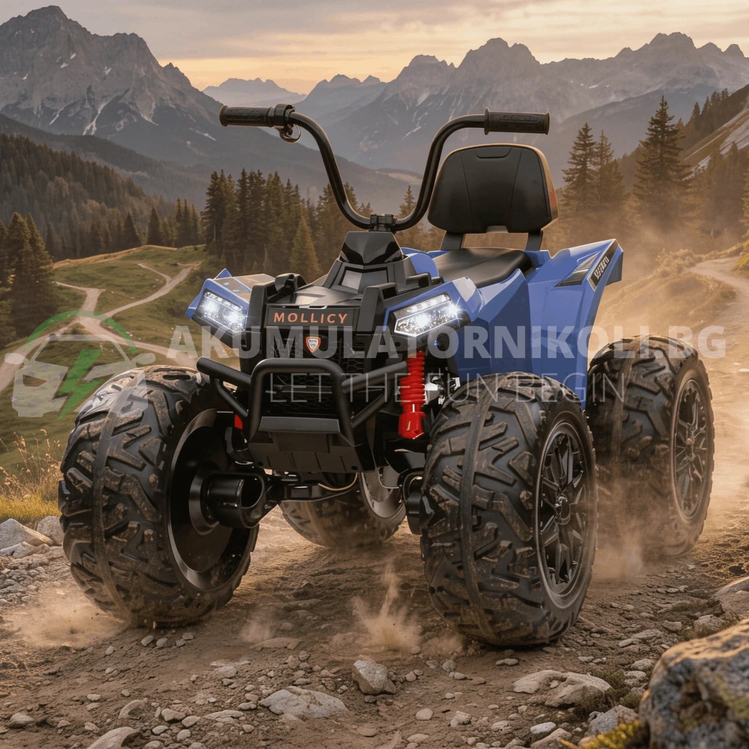 Παιδικό ηλεκτροκίνητο ATV MonsterQuad, 4x4, 400W, 24V/7Ah, ελαστικά EVA