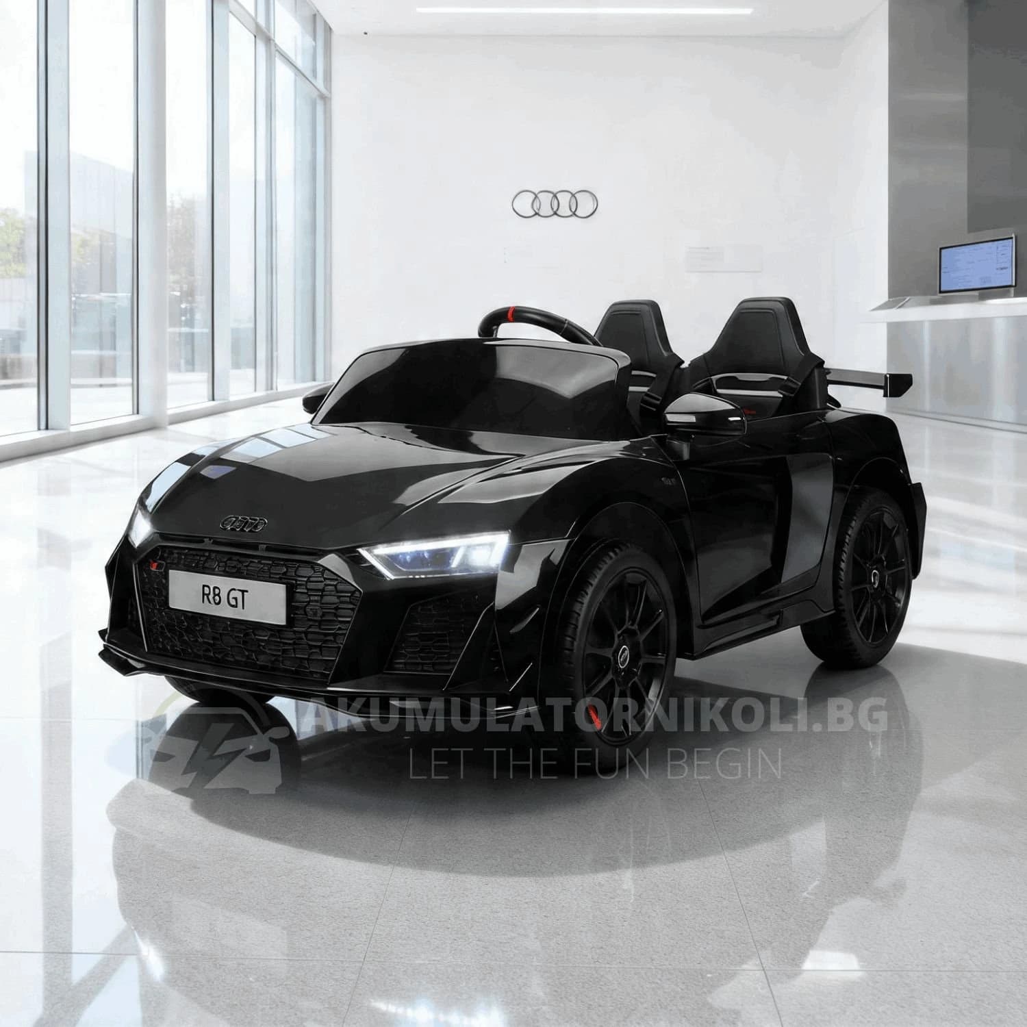 Αδειοδοτημένο ηλεκτροκίνητο αυτοκίνητο Audi R8 GT 2026, 12V/7Ah, 250W, ελαστικά EVA, MP3, RC 2.4G