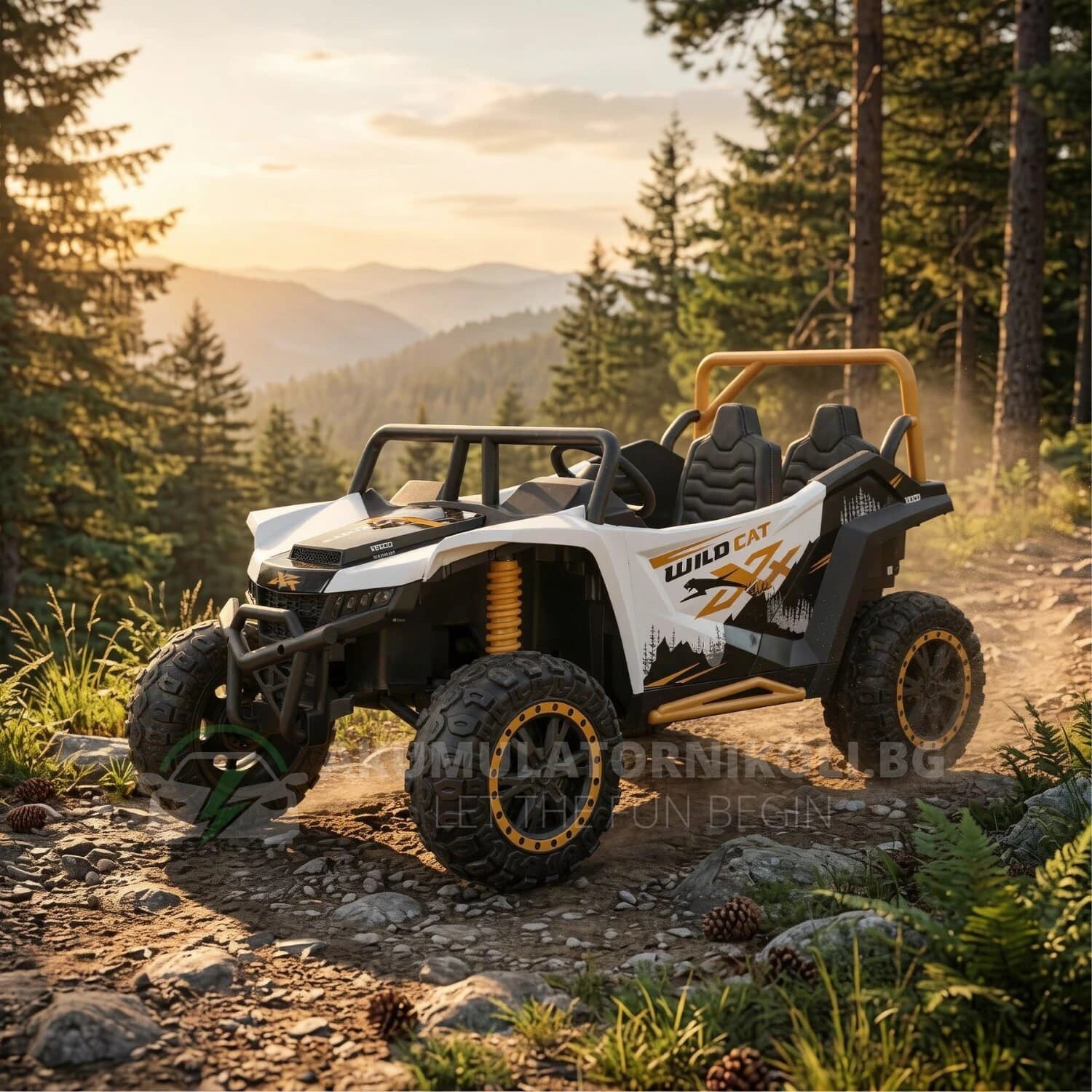 Αδειοδοτημένο ηλεκτροκίνητο UTV Arctic Cat, Wild Cat 2026, 800W, 24V14Ah, R/C, 4x4, ελαστικά EVA
