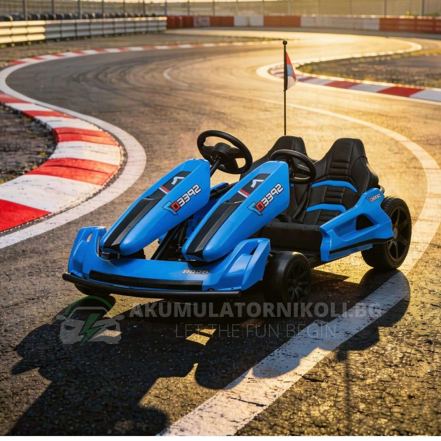 Παιδικό ηλεκτροκίνητο καρτ Speed 7, 48V/14Ah, 600W, διθέσιο, MP3, PREMIUM, έως 18km/h