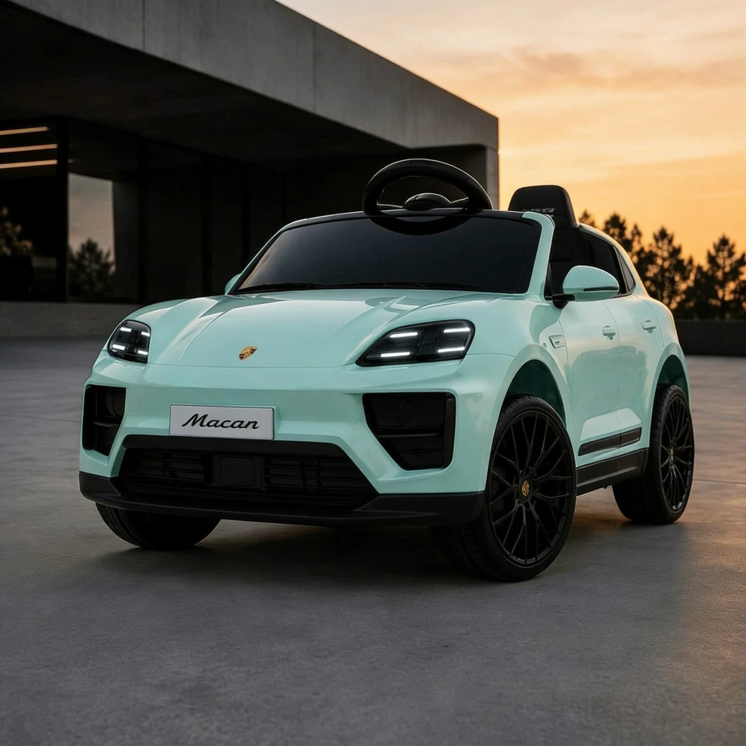 Αδειοδοτημένο ηλεκτροκίνητο τζιπ Porsche Macan, 12V/10Ah, 140W, ελαστικά EVA, 4x4, MP3, R/C