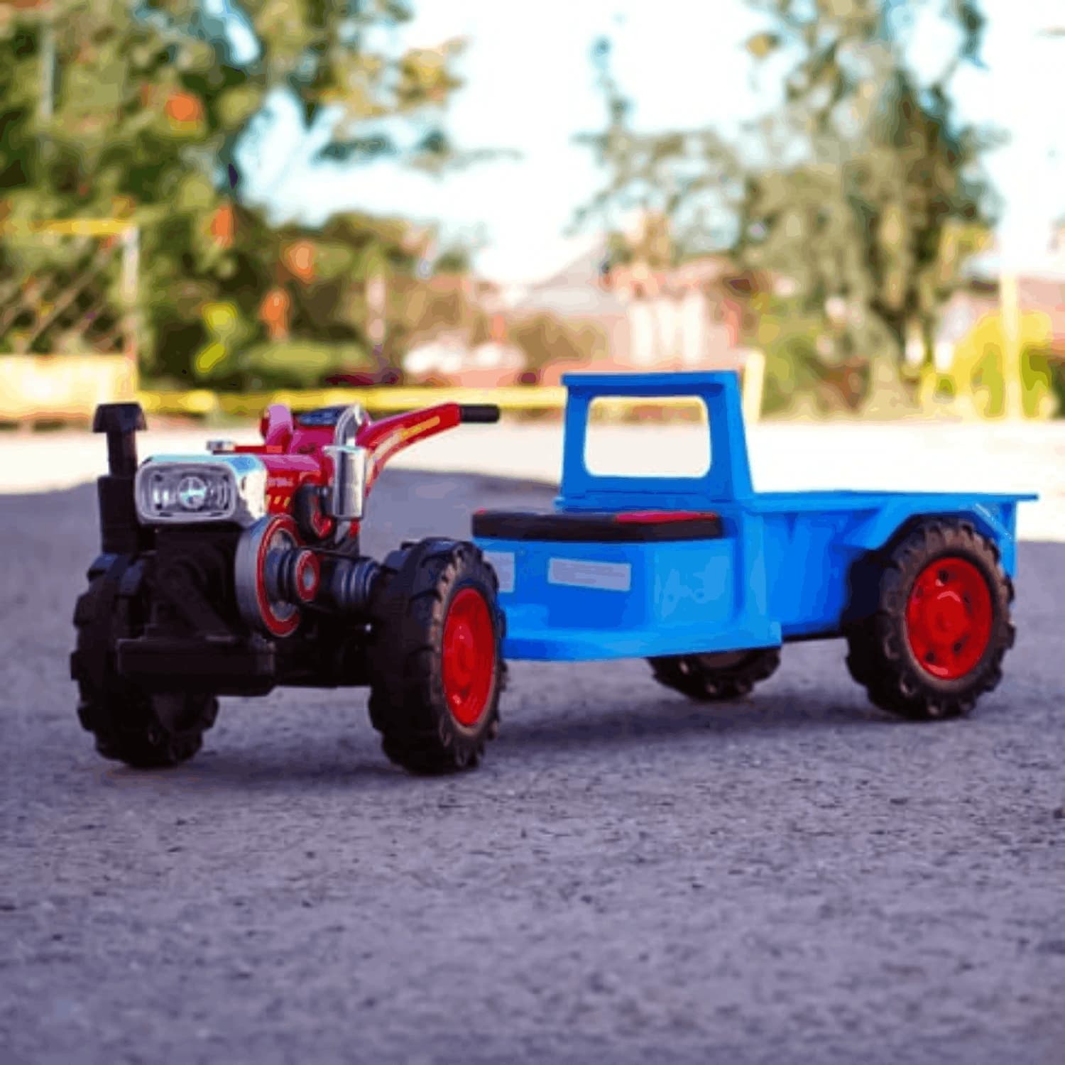 Παιδικό ηλεκτροκίνητο τρακτέρ με τρέιλερ Cultivator 12V/4.5Ah, 70W, R/C