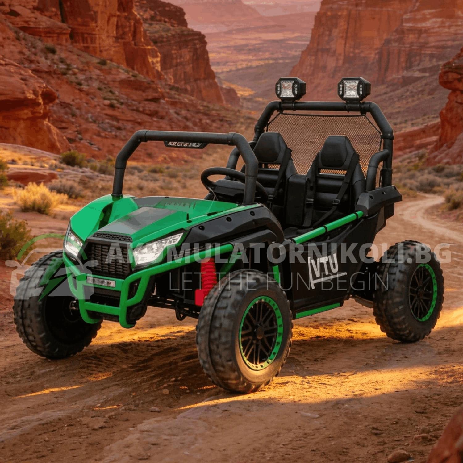 Παιδικό ηλεκτροκίνητο UTV Dune-Buggy V2, 800W, 24V/10Ah, 4x4, ελαστικά EVA