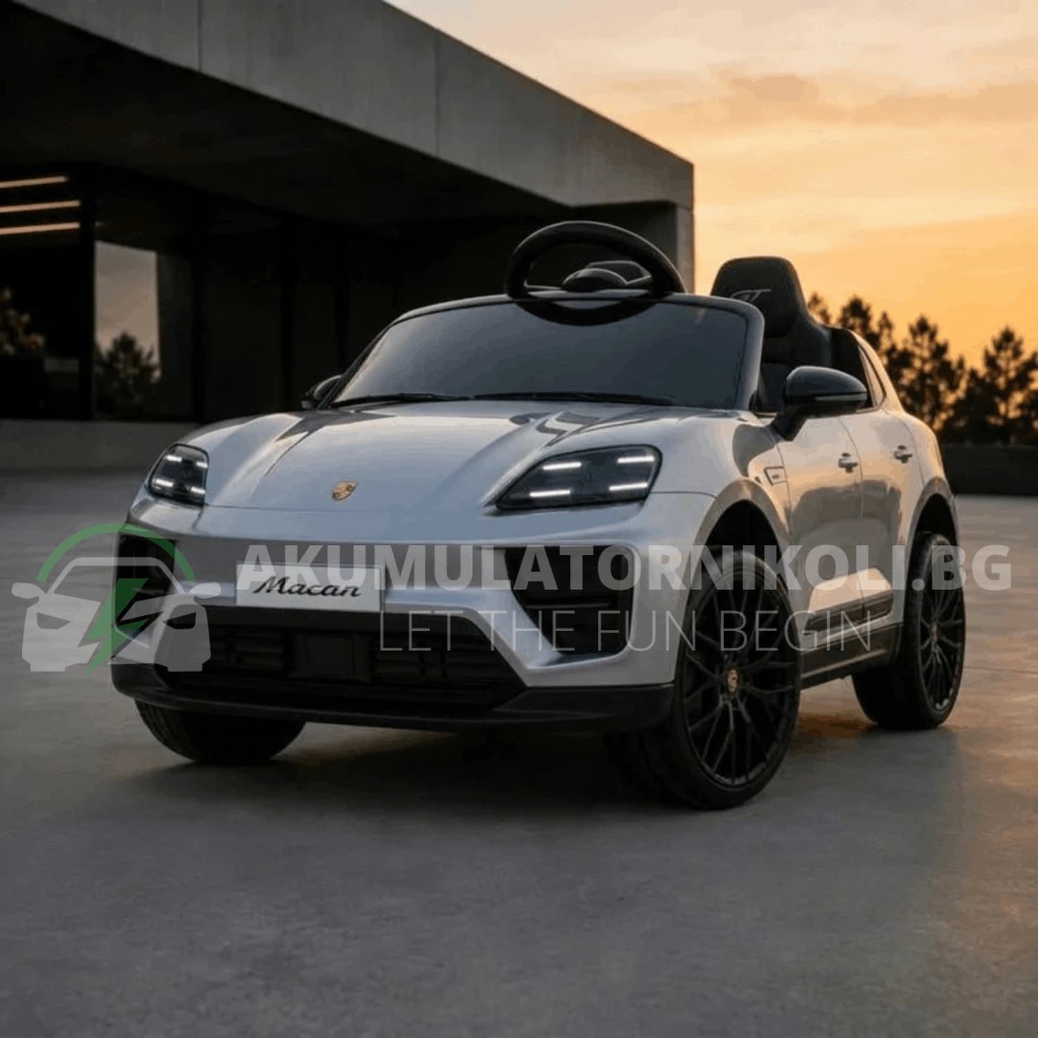 Αδειοδοτημένο ηλεκτροκίνητο τζιπ Porsche Macan, 12V/10Ah, 140W, ελαστικά EVA, 4x4, MP3, R/C