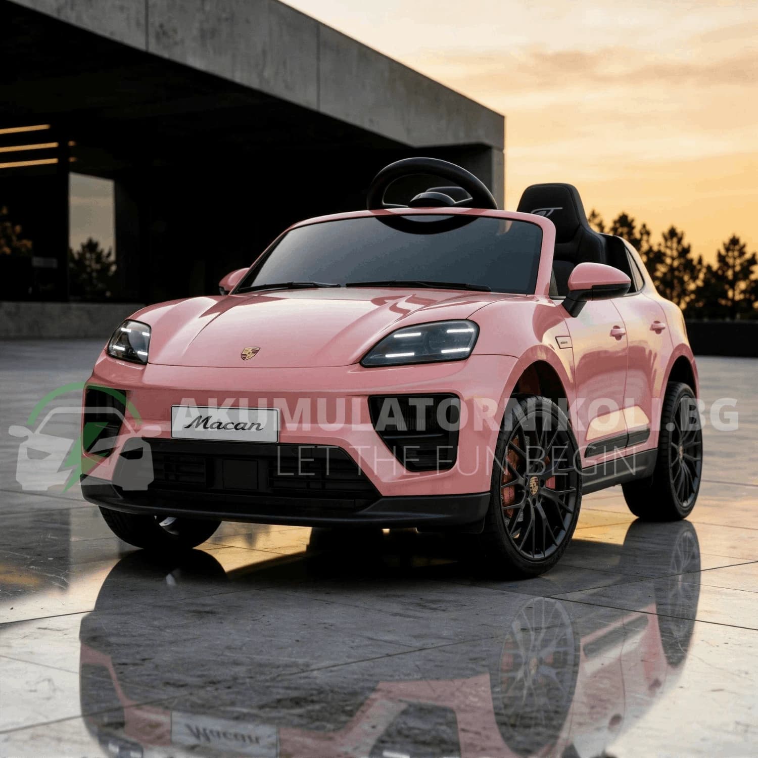 Αδειοδοτημένο ηλεκτροκίνητο τζιπ Porsche Macan, 12V/10Ah, 140W, ελαστικά EVA, 4x4, MP3, R/C