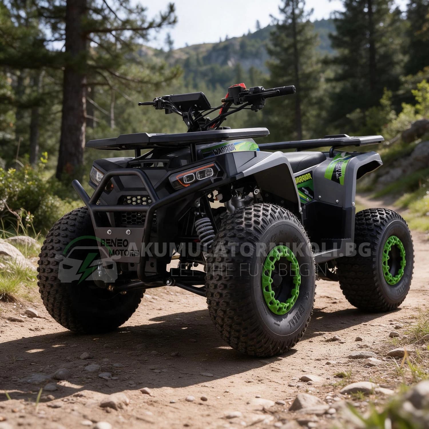 Βενζινοκίνητο ATV Warrior 125cc κινητήρας, τετράχρονος κινητήρας, αυτόματο κιβώτιο ταχυτήτων
