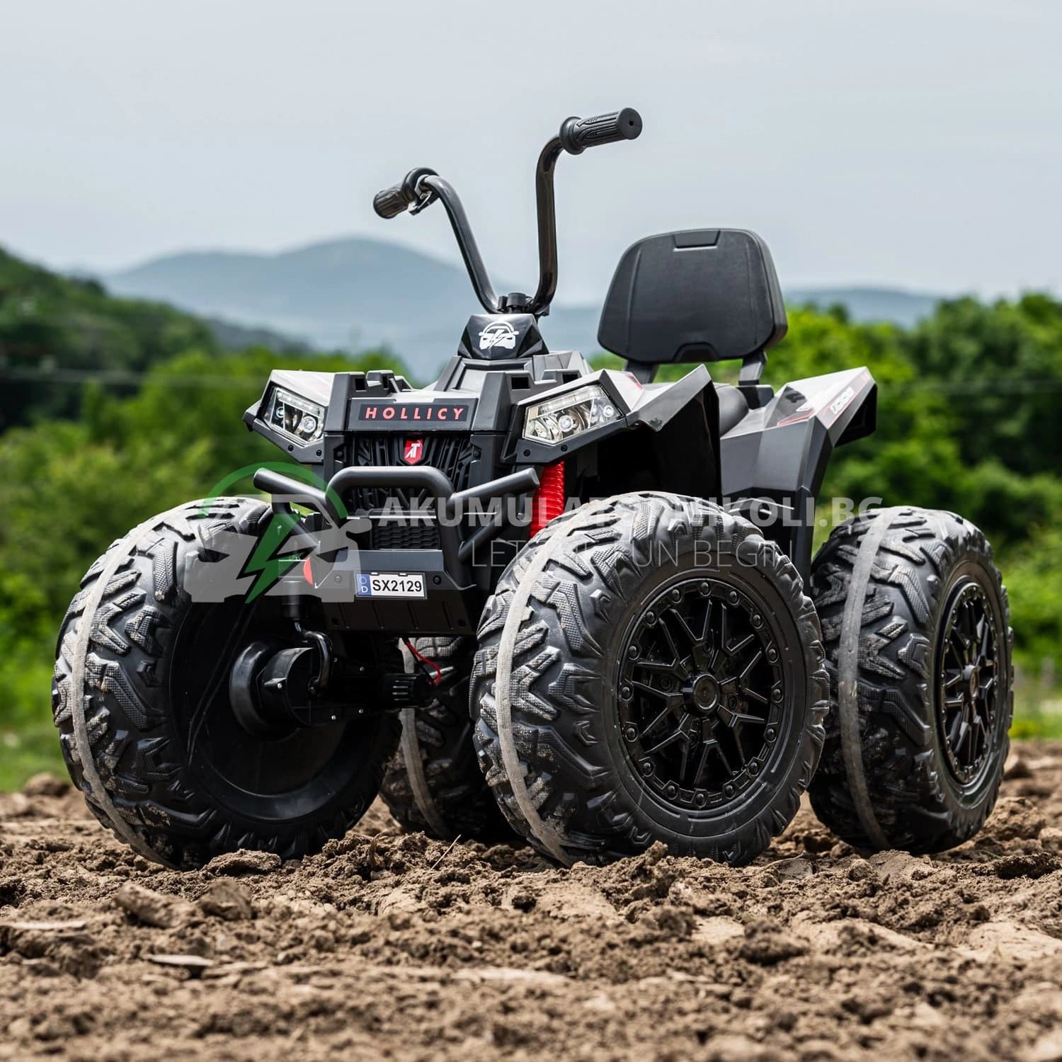 Παιδικό ηλεκτροκίνητο ATV MonsterQuad, 4x4, 400W, 24V/7Ah, ελαστικά EVA