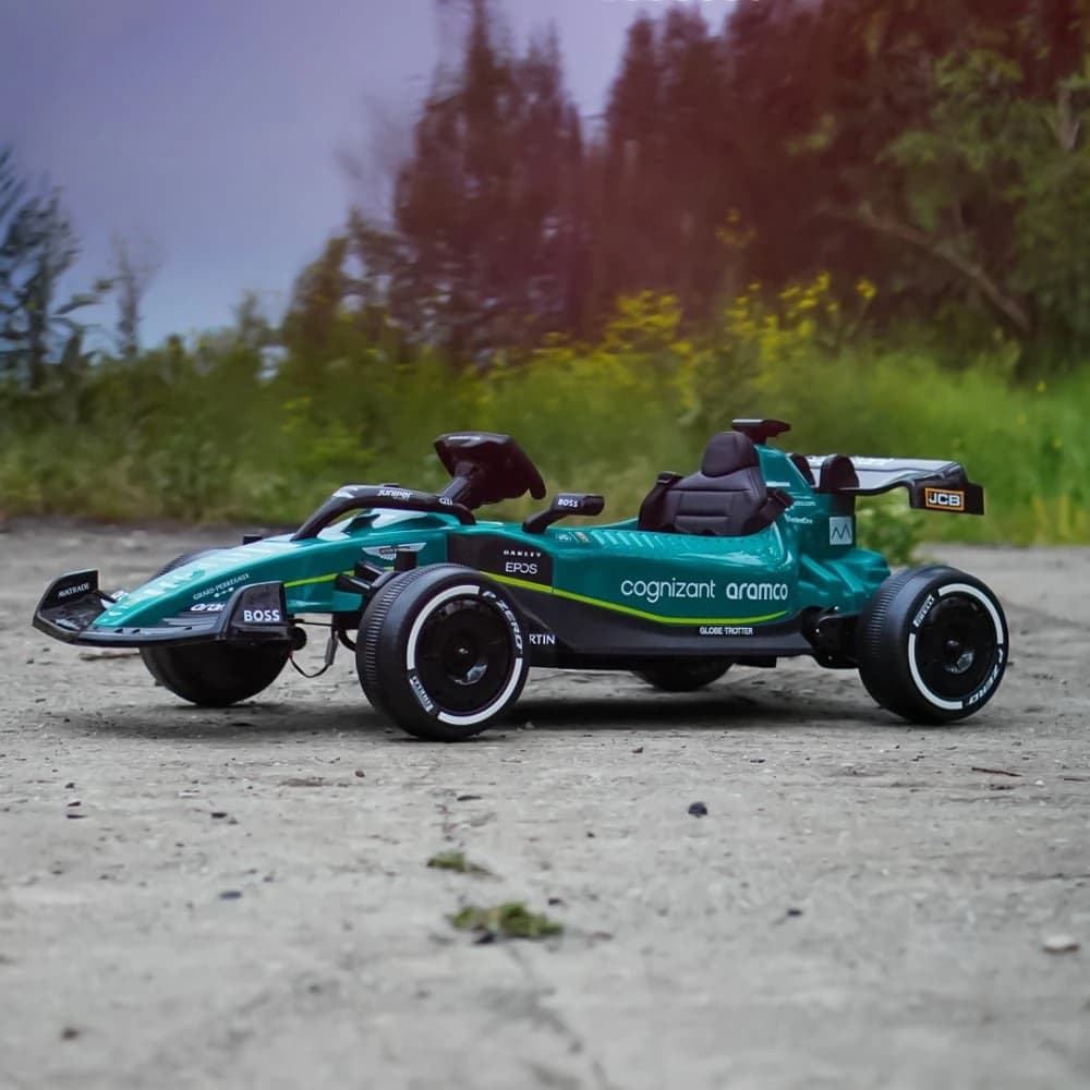 Παιδικό ηλεκτροκίνητο αγωνιστικό Formula 1 Aston Martin, 24V5Ah, 160W, 4x4, ελαστικά EVA