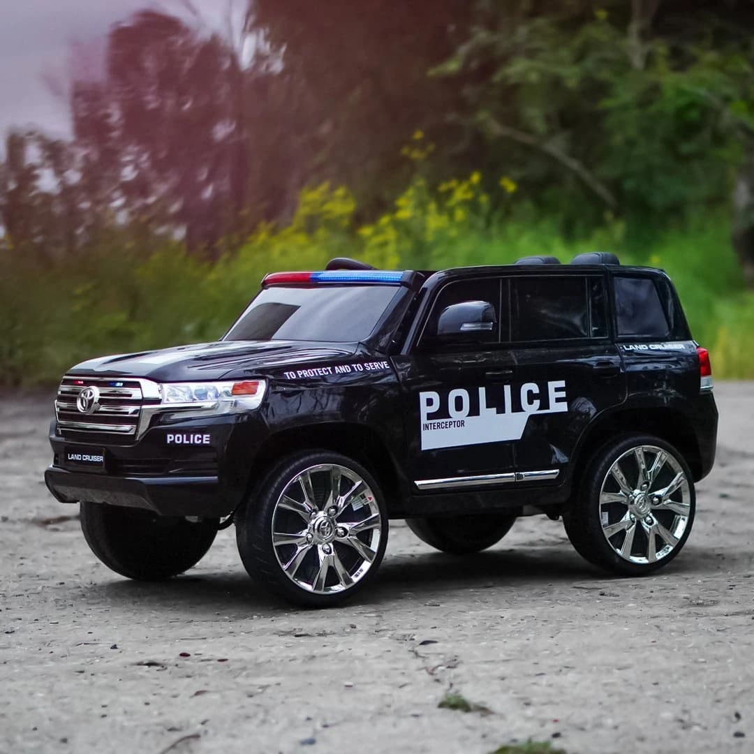 Παιδικό ηλεκτροκίνητο αστυνομικό τζιπ Toyota Land Cruiser Police 12V 160W
