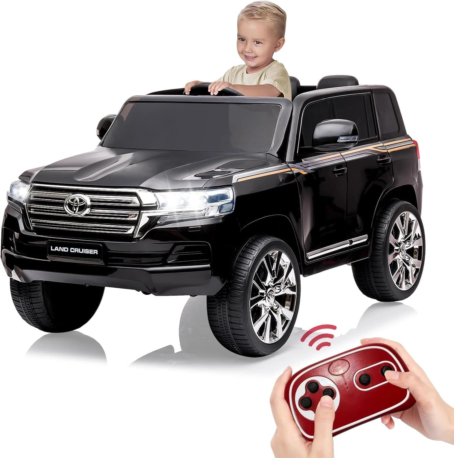Παιδικό ηλεκτροκίνητο αυτοκίνητο Toyota Land Cruiser, 12V/7Ah, 140 W, διθέσιο