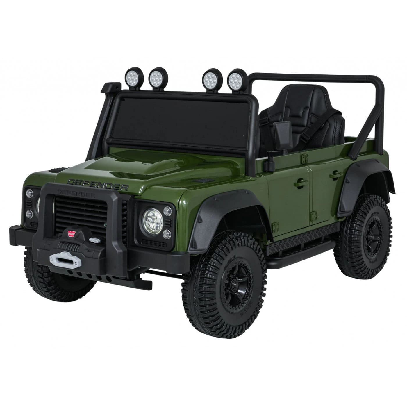 Αδειοδοτημένο ηλεκτροκίνητο τζιπ Land Rover Defender, 200W, 24V/7Ah, ελαστικά EVA