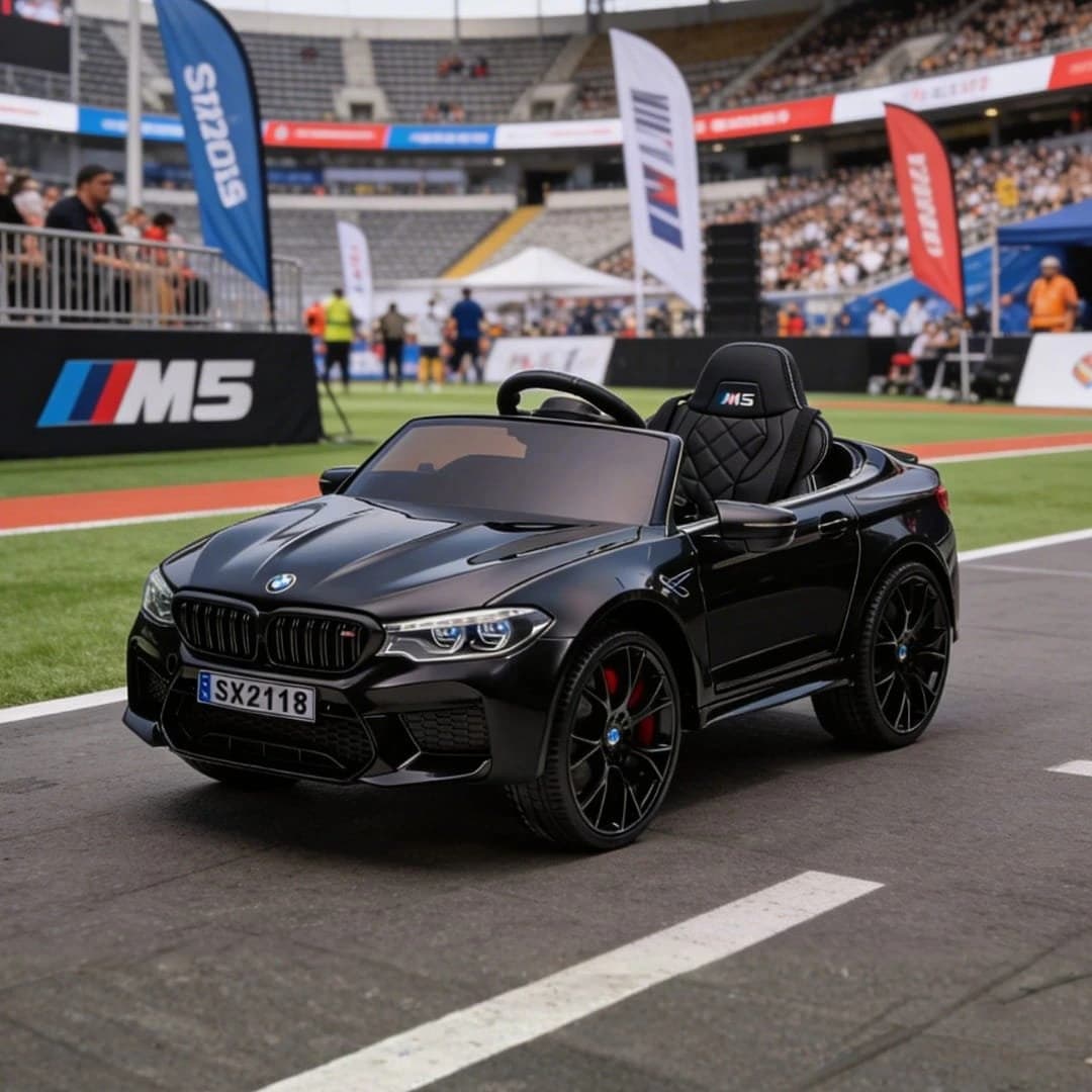 Αδειοδοτημένο ηλεκτροκίνητο αυτοκίνητο Bmw M5 Premium 24V/7Ah, 500W, δερμάτινο κάθισμα, Drift λειτουργία, 2026