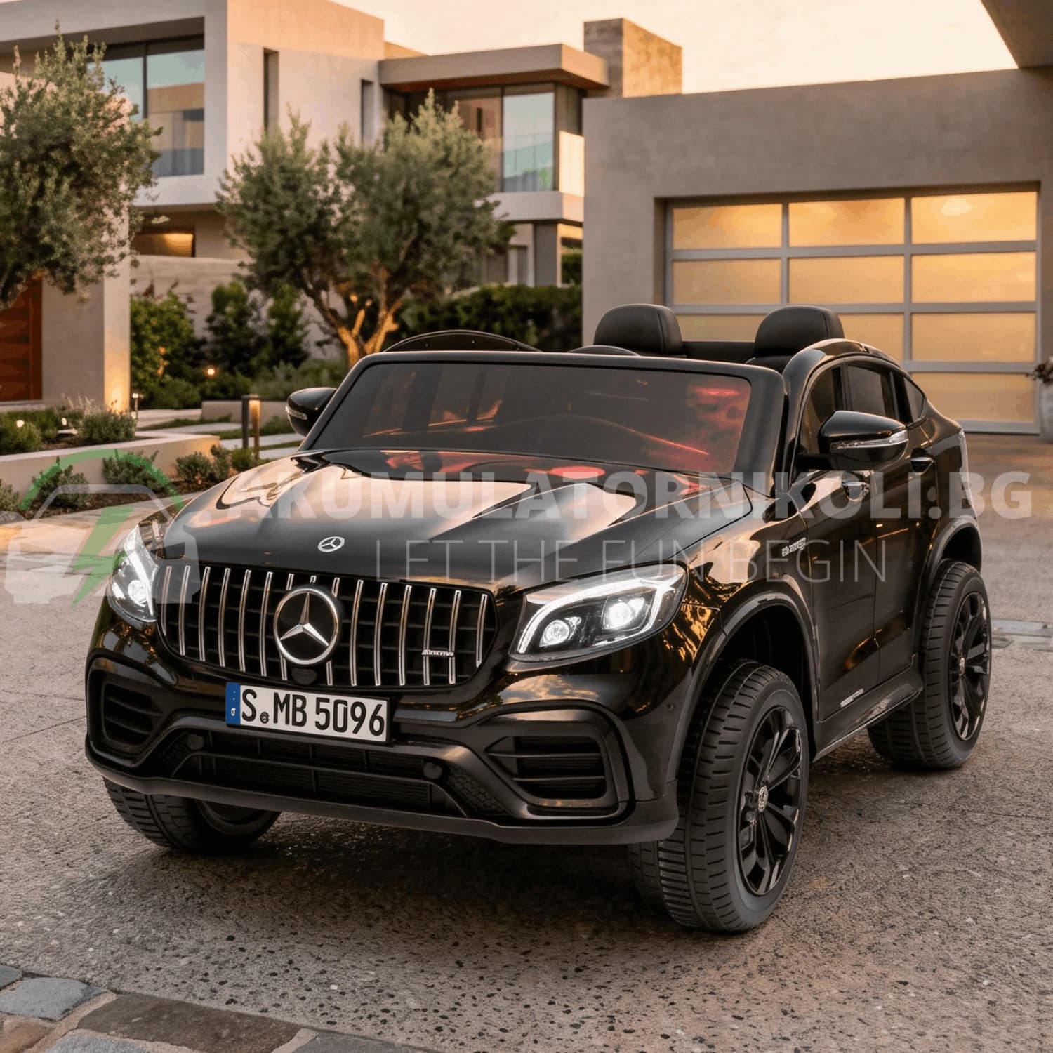 Αδειοδοτημένο ηλεκτροκίνητο τζιπ Mercedes GLC63S AMG, 500W, 24V/7Ah, 4x4, MP4, R/C, ελαστικά EVA